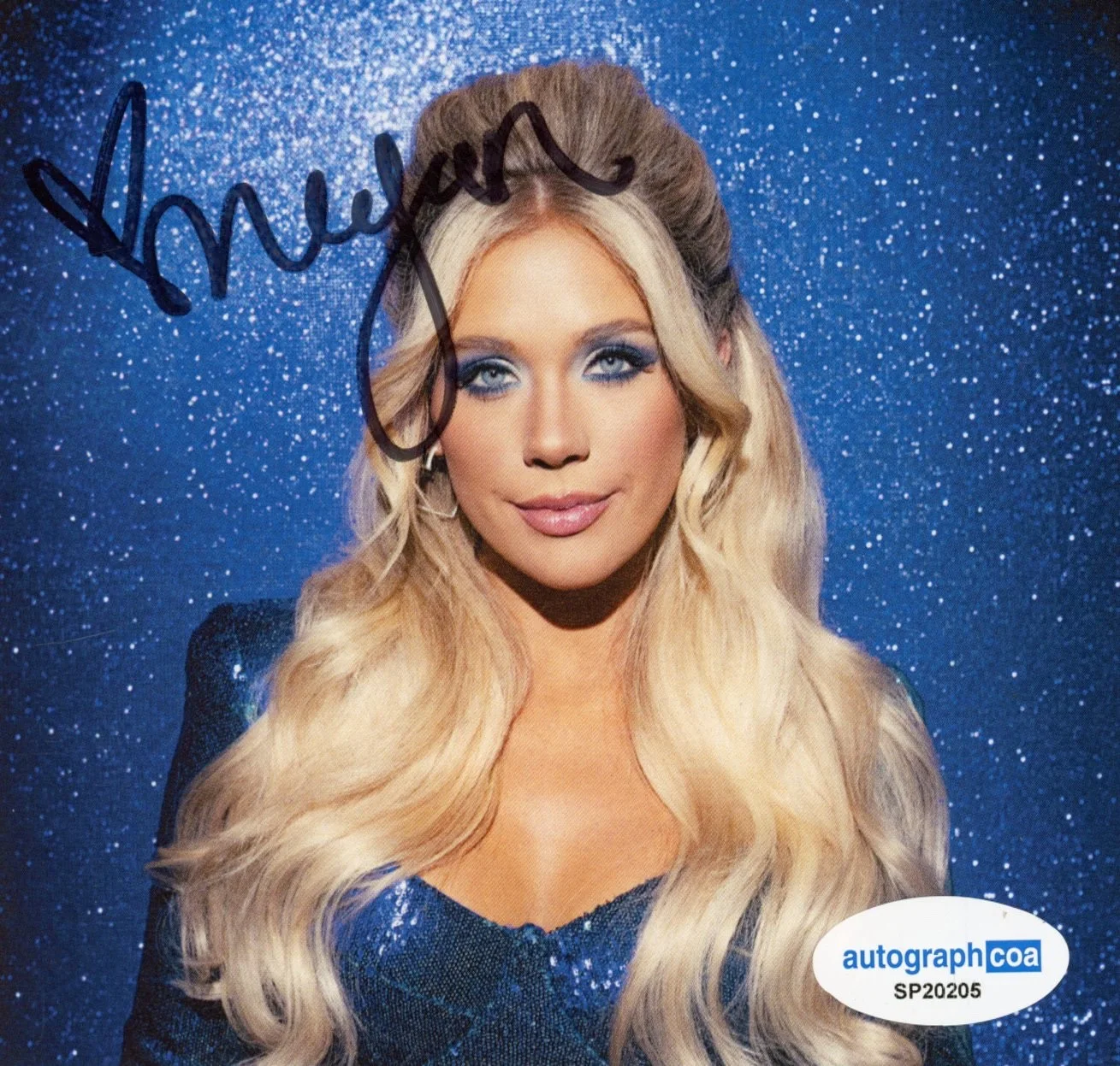 Megan Moroney Signed Autograph Am I Ok Okay? CD Framed Display Country Star ACOA, image 3