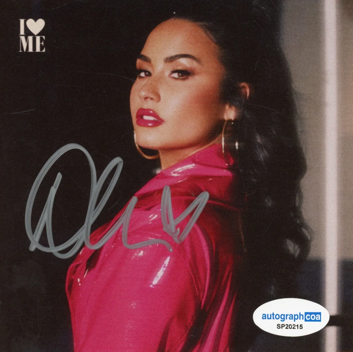 Demi Lovato Signed Autograph I Love Me CD Framed Matted Display Singer ACOA COA, изображение 3