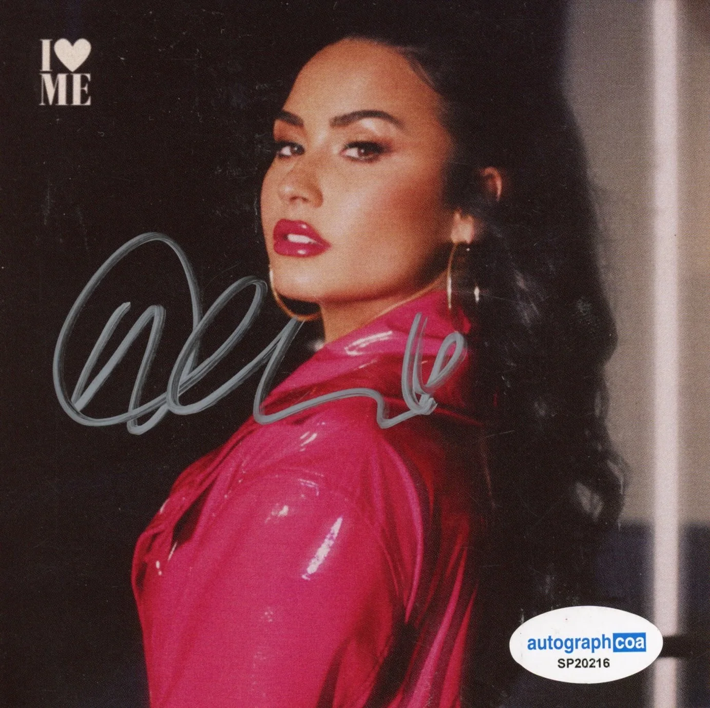Demi Lovato Signed Autograph I Love Me CD Framed Matted Display Singer ACOA COA, изображение 4