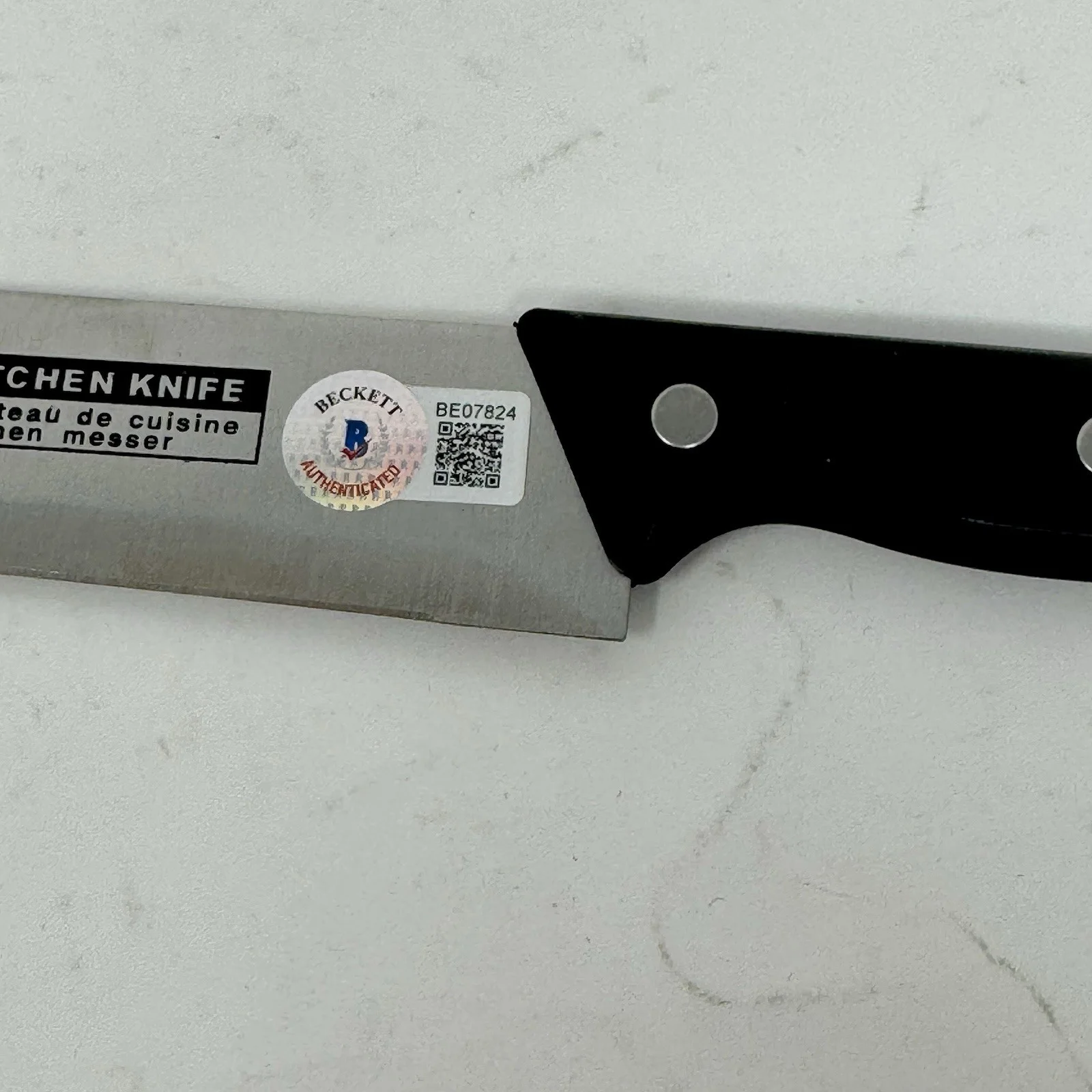 GUY FIERI — Guy Fieri Signed Autograph Chef Knife Diners, Drive-Ins and Dives Beckett COA, изображение 4