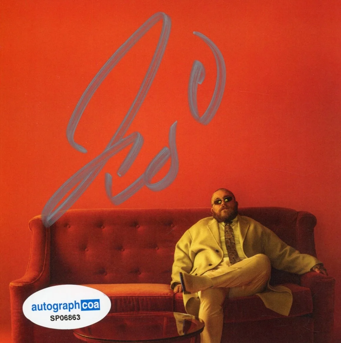 Teddy Swims Signed Framed CD I've Tried Everything But Therapy Part 2 ACOA COA, изображение 2