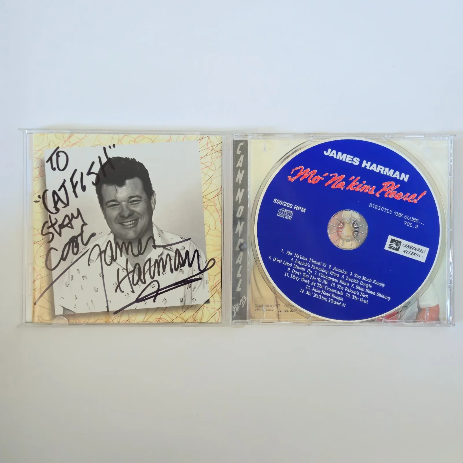 James Harman Band – Mo’ Napkins Please CD | Signed | Strictly the Blues Vol. 2, изображение 3