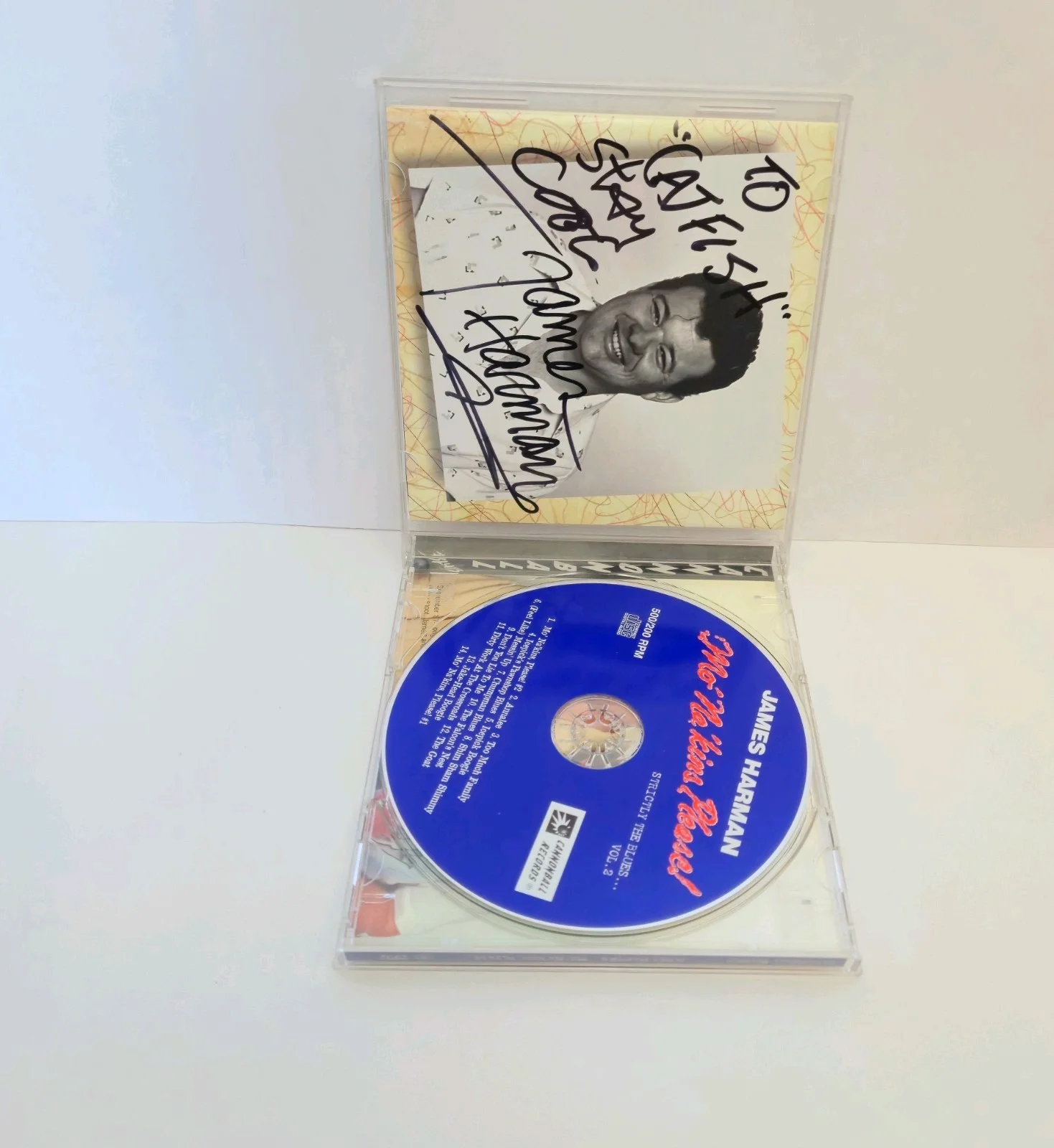 James Harman Band – Mo’ Napkins Please CD | Signed | Strictly the Blues Vol. 2, изображение 5