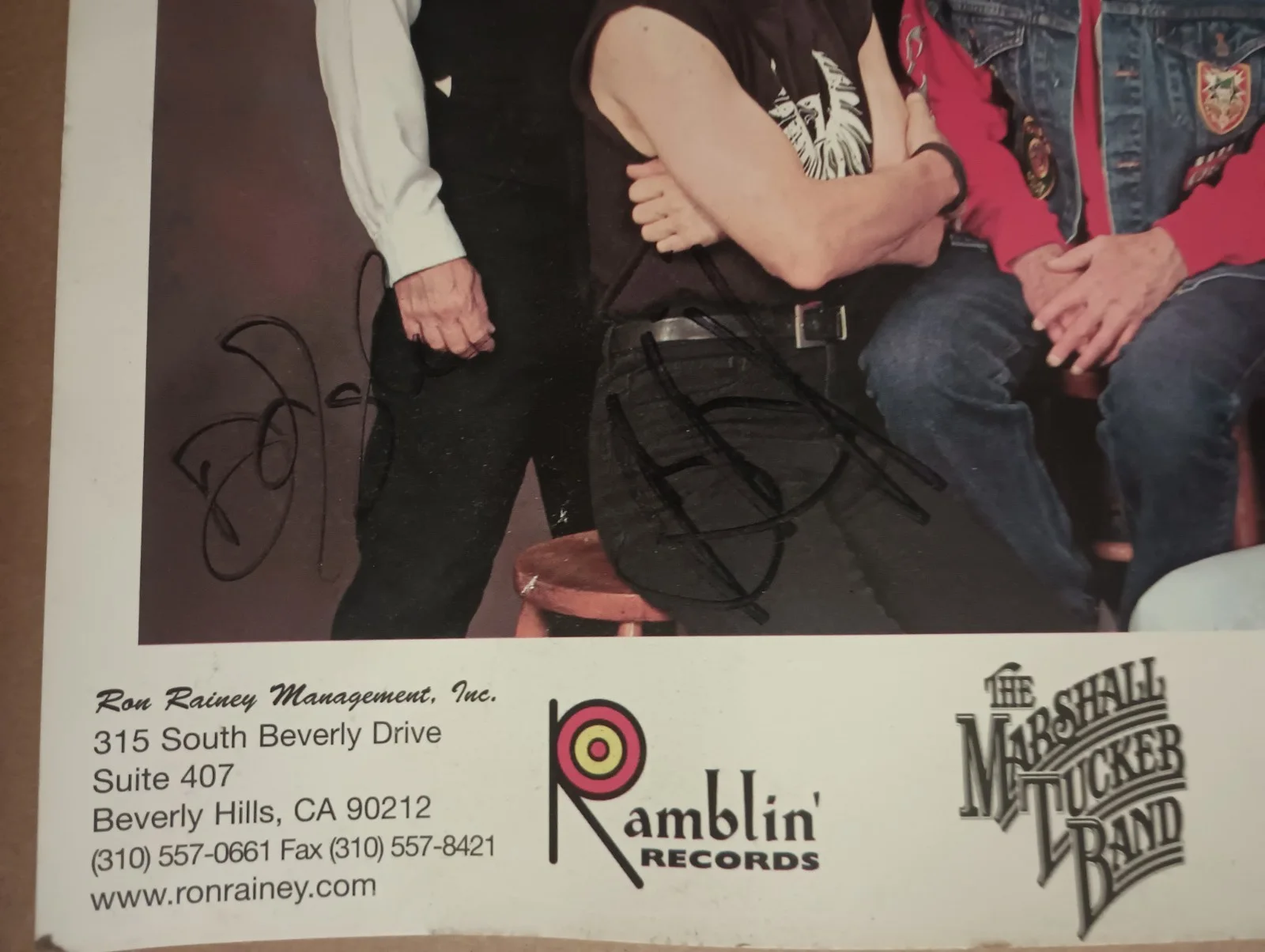 The Marshall Tucker Band Signed 8x10 Photo, изображение 3