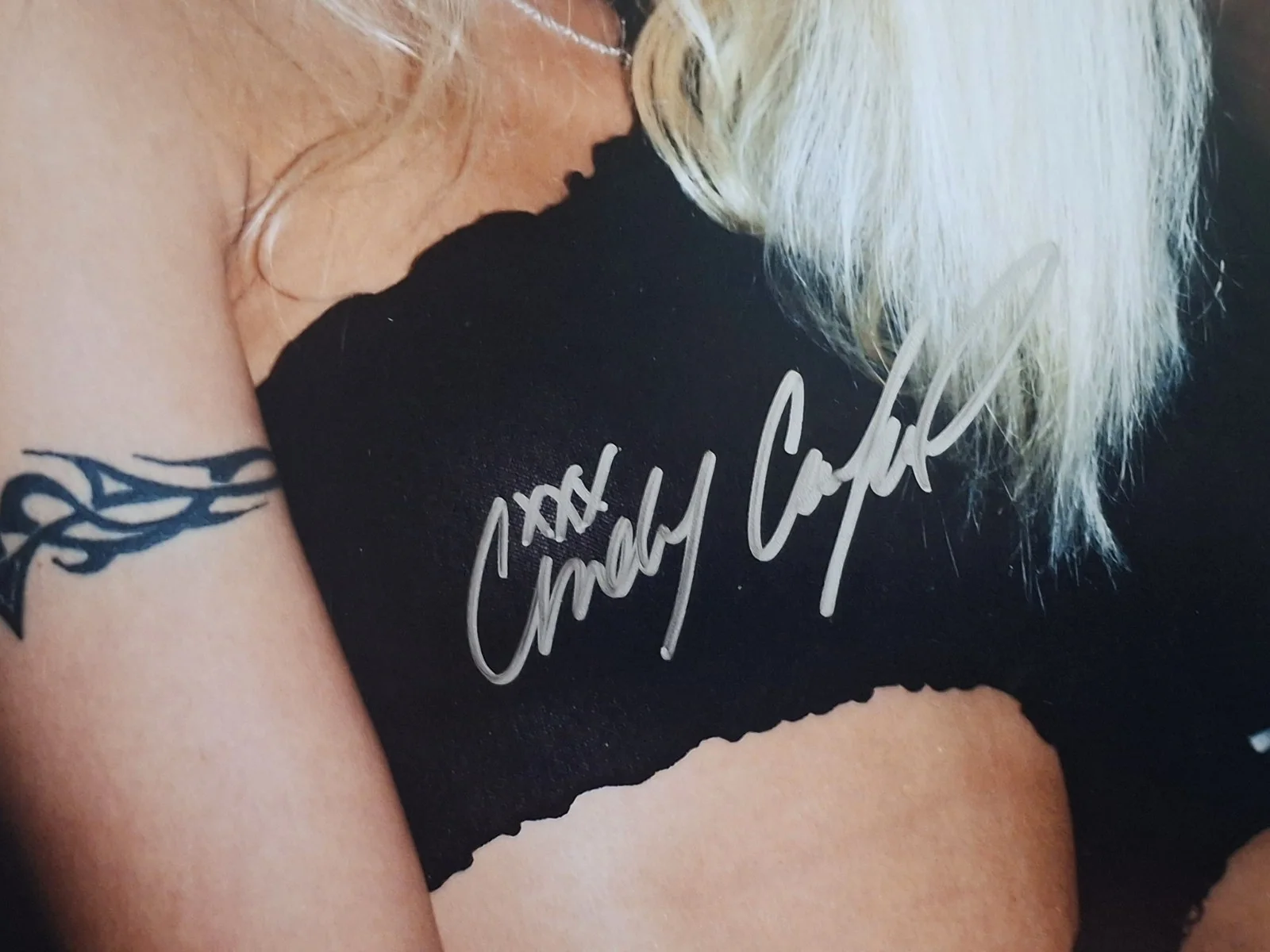 Cindy Crawford Signed 8x12" Original PHOTO #1, image 2