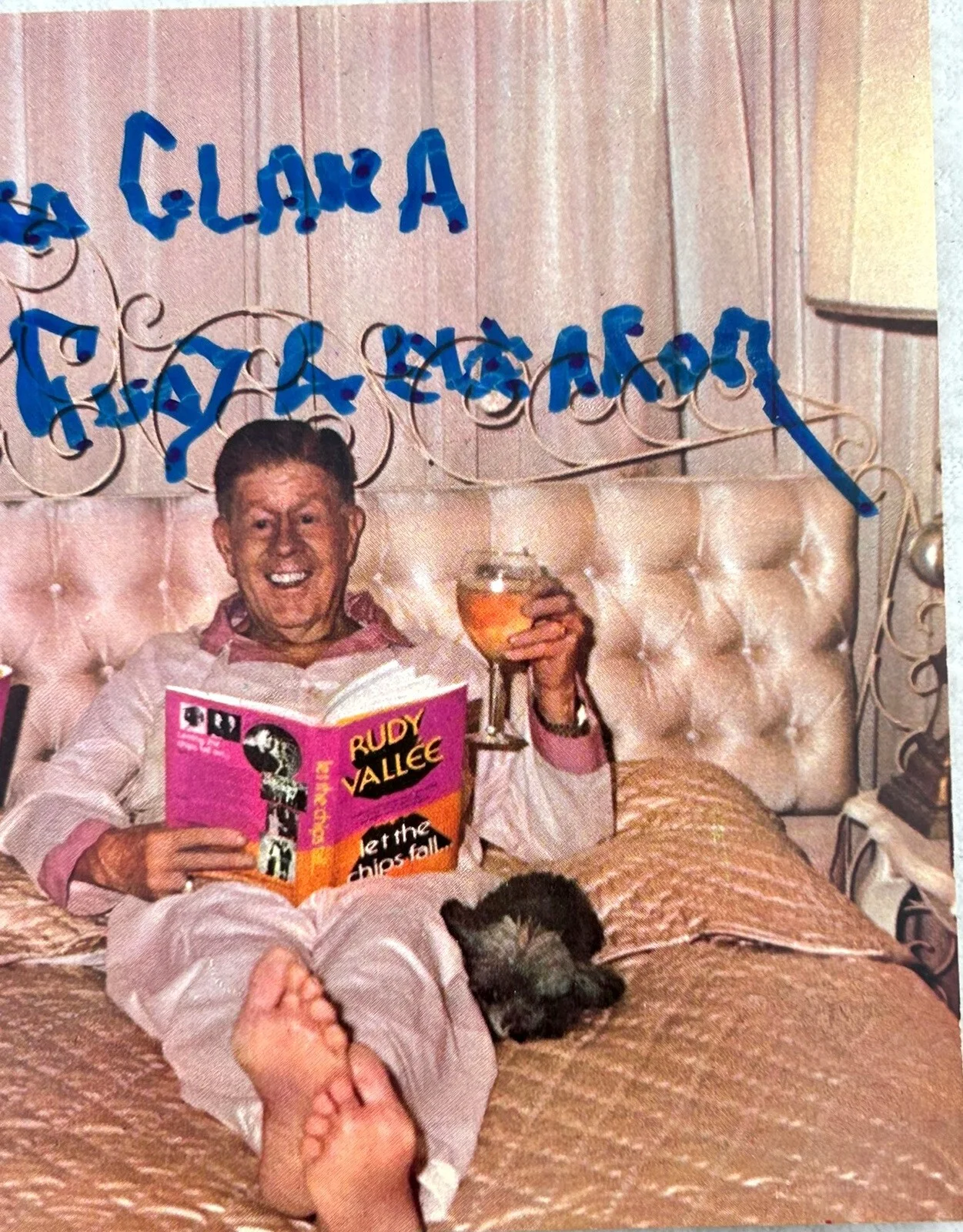 Rudy Vallee — RUDY VALLEE Hand Signed Autograph - 6.25"x 4.25", image 4