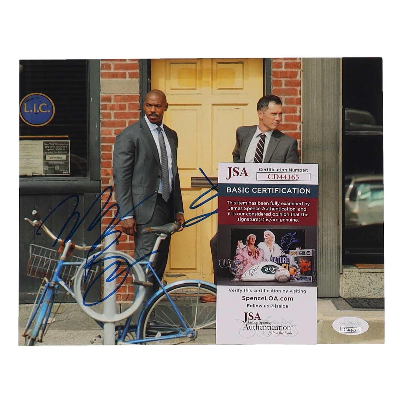 Jeffrey Donovan & Mehcad Brooks Dual Autographed 8x10 JSA COA Law & Order Stars!, изображение 2