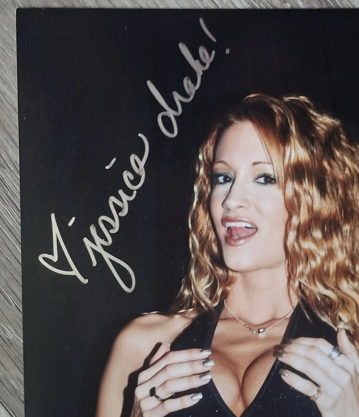 Jessica Drake Signed 8x12" Original PHOTO #1, image 2