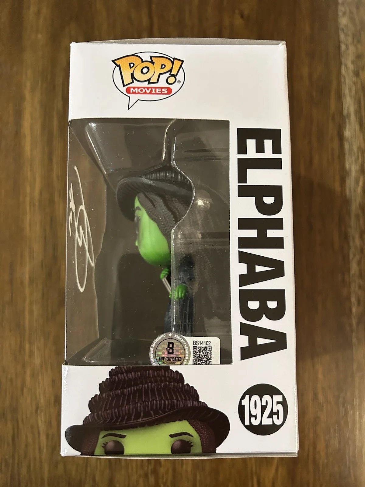 Cynthia Erivo — Cynthia Erivo ‘Wicked: For Good’ Signed Funko Pop ‘Elphaba’ Beckett Certified, изображение 2