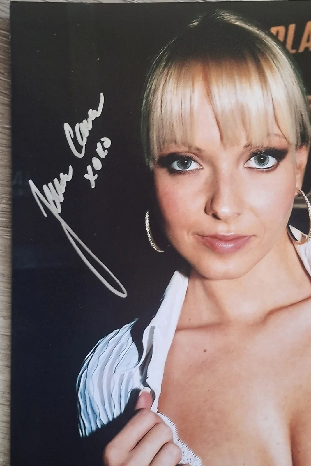 Jana COVA Signed 8x12" Original PHOTO #1- Blonde Goddess, image 2