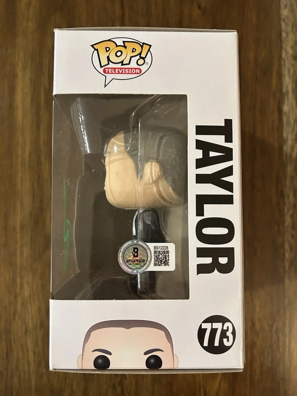 Asia Kate Dillon 'Billions' Signed Funko Pop 'Taylor Mason' Beckett, image 2
