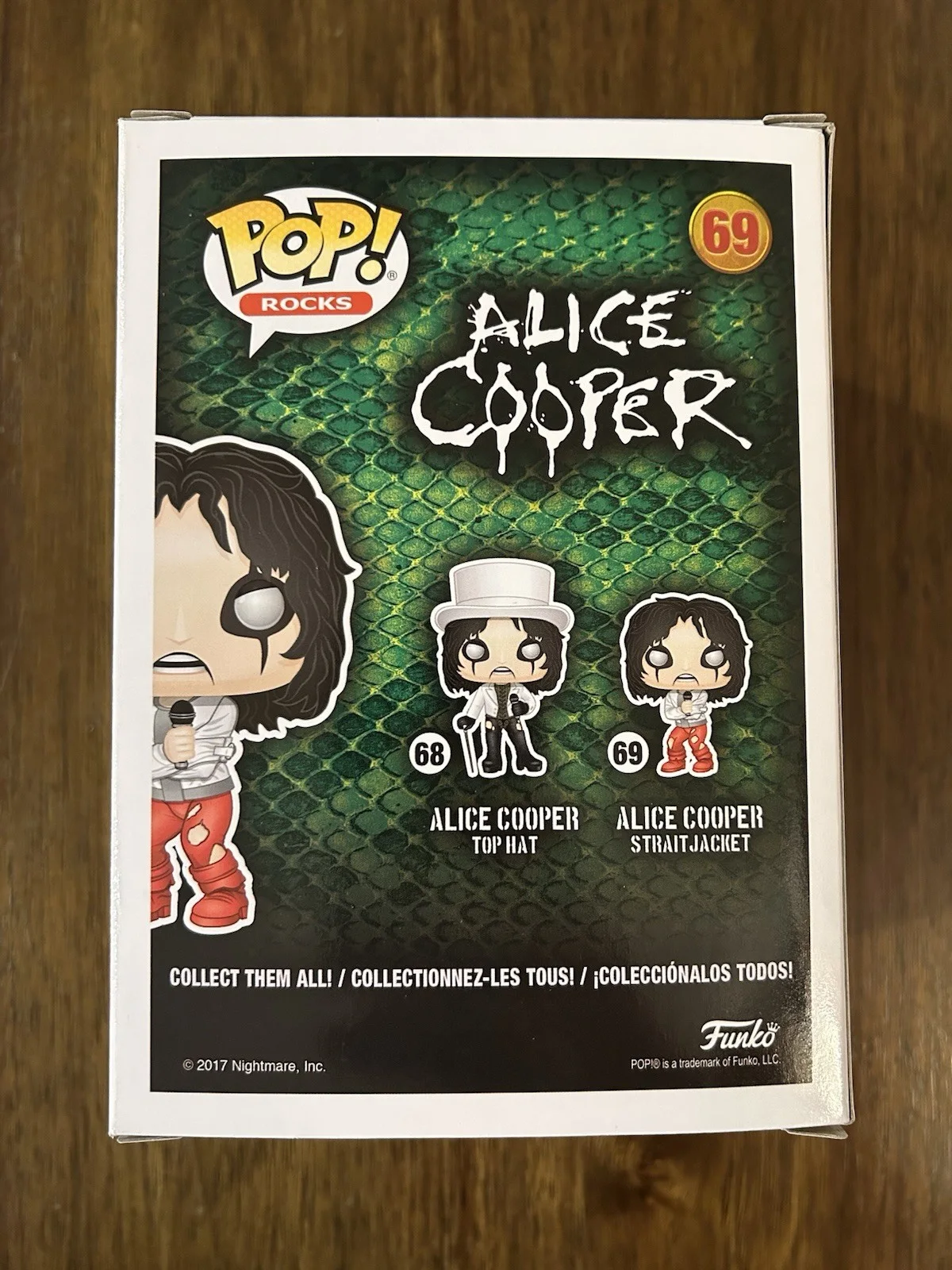 ‘Alice Cooper’ Signed Funko Pop #69 Beckett Autograph, image 3