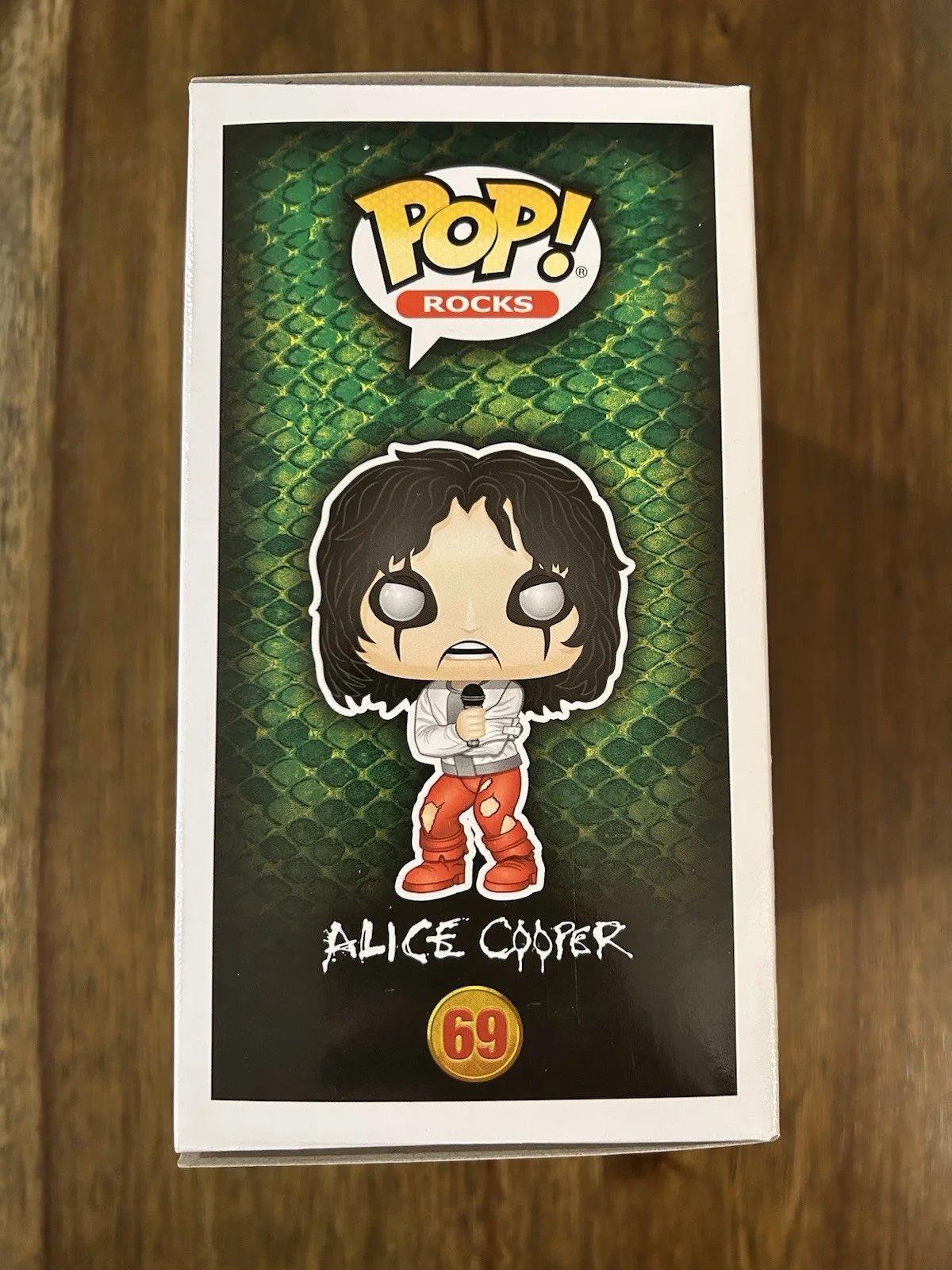 ‘Alice Cooper’ Signed Funko Pop #69 Beckett Autograph, image 4