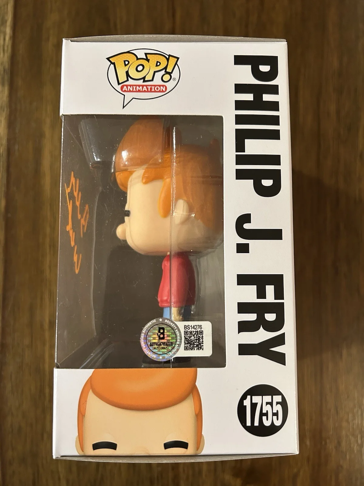 Billy West ‘Futurama’ Signed Funko Pop ‘Philip J. Fry’ Beckett Certified, изображение 2