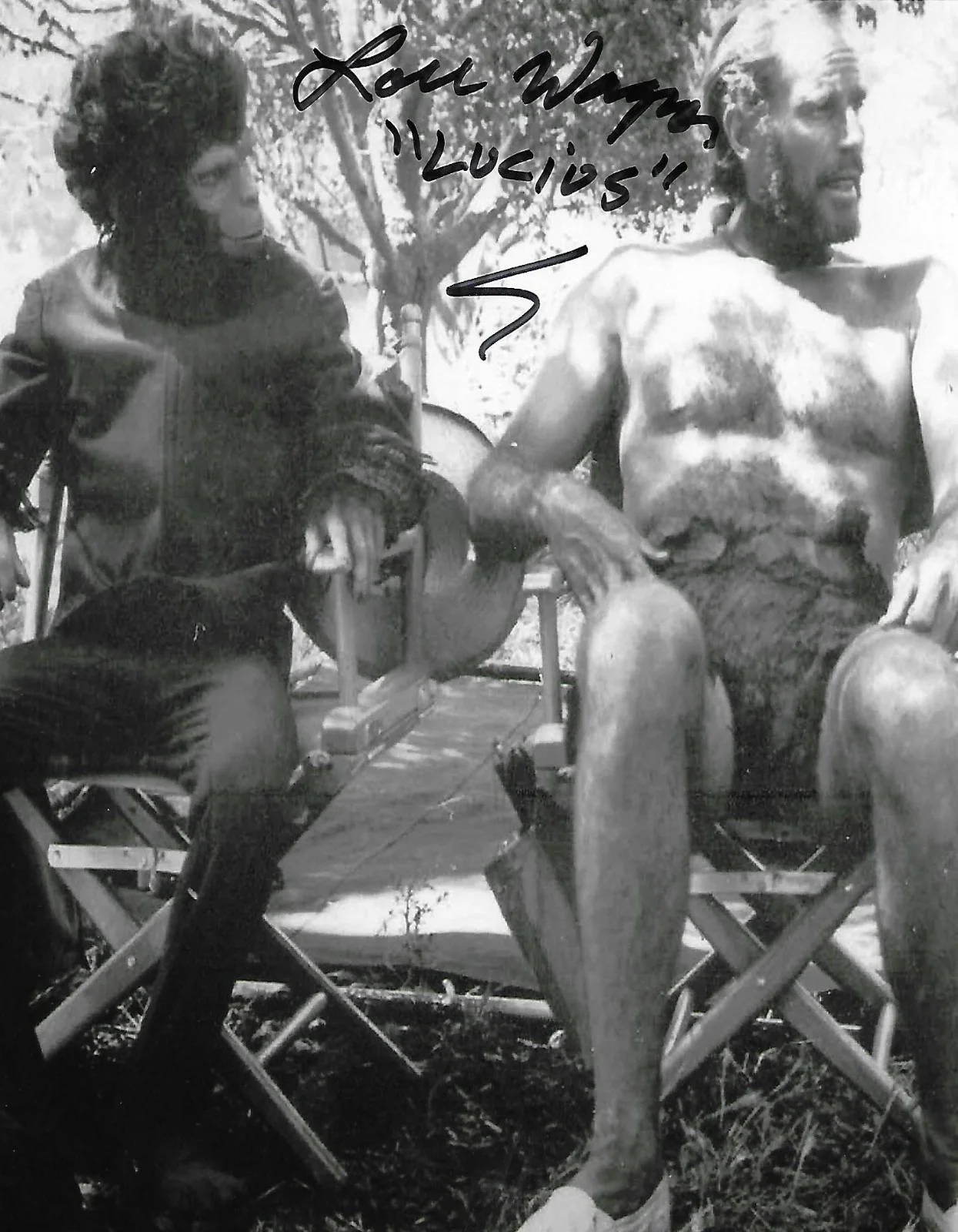 Lou Wagner — Lou Wagner auto 8x10 photo Planet of the Apes Airport Actor RARE COA LOOK!!