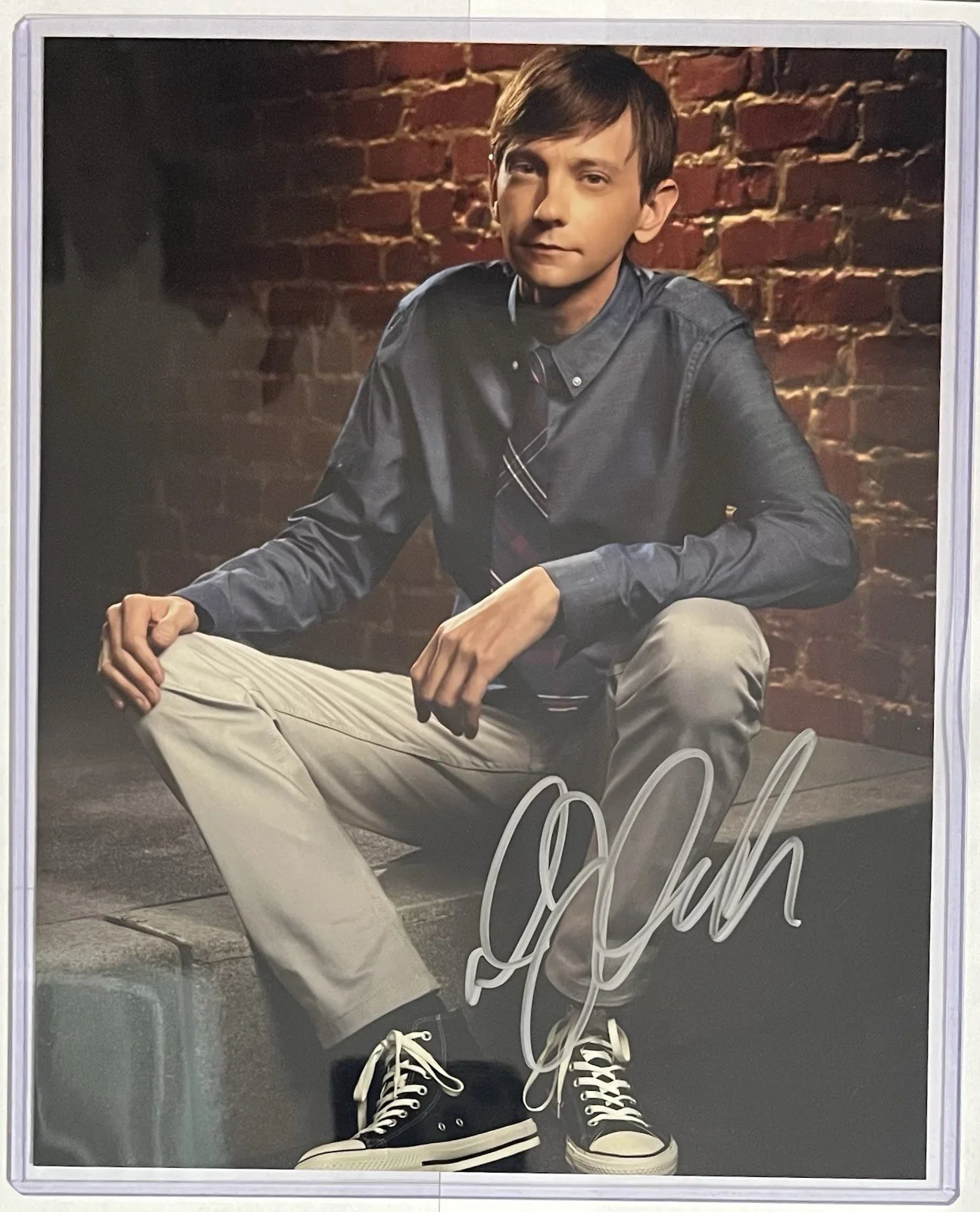 DJ QUALLS — DJ QUALLS IN PERSON SIGNED SUPERNATURAL 8x10 PHOTO. GARTH FITZGERALD IV. SWAU, изображение 4