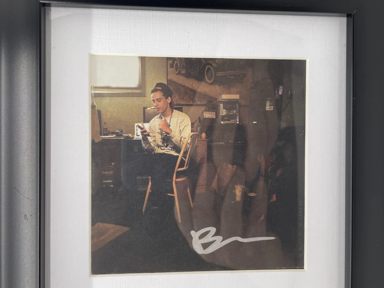Logic Signed College Park Framed CD Autograph, image 2