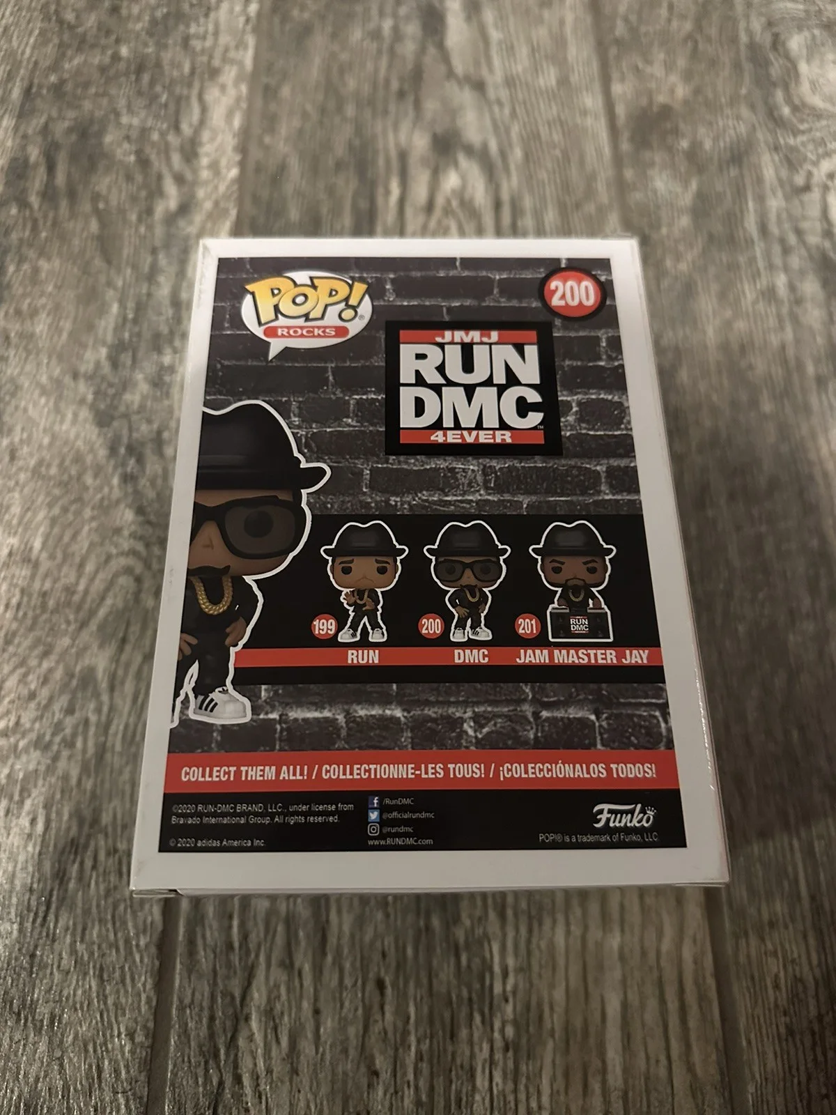 DARRYL MCDANIELS SIGNED RUN DMC FUNKO POP JSA COA ROCKS AUTOGRAPHED 200, image 5