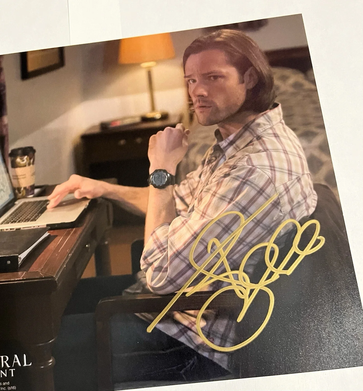 Jared Padalecki — Jared Padalecki In Person SIGNED SUPERNATURAL 8x10 Photo. Sam Winchester. SWAU, image 2
