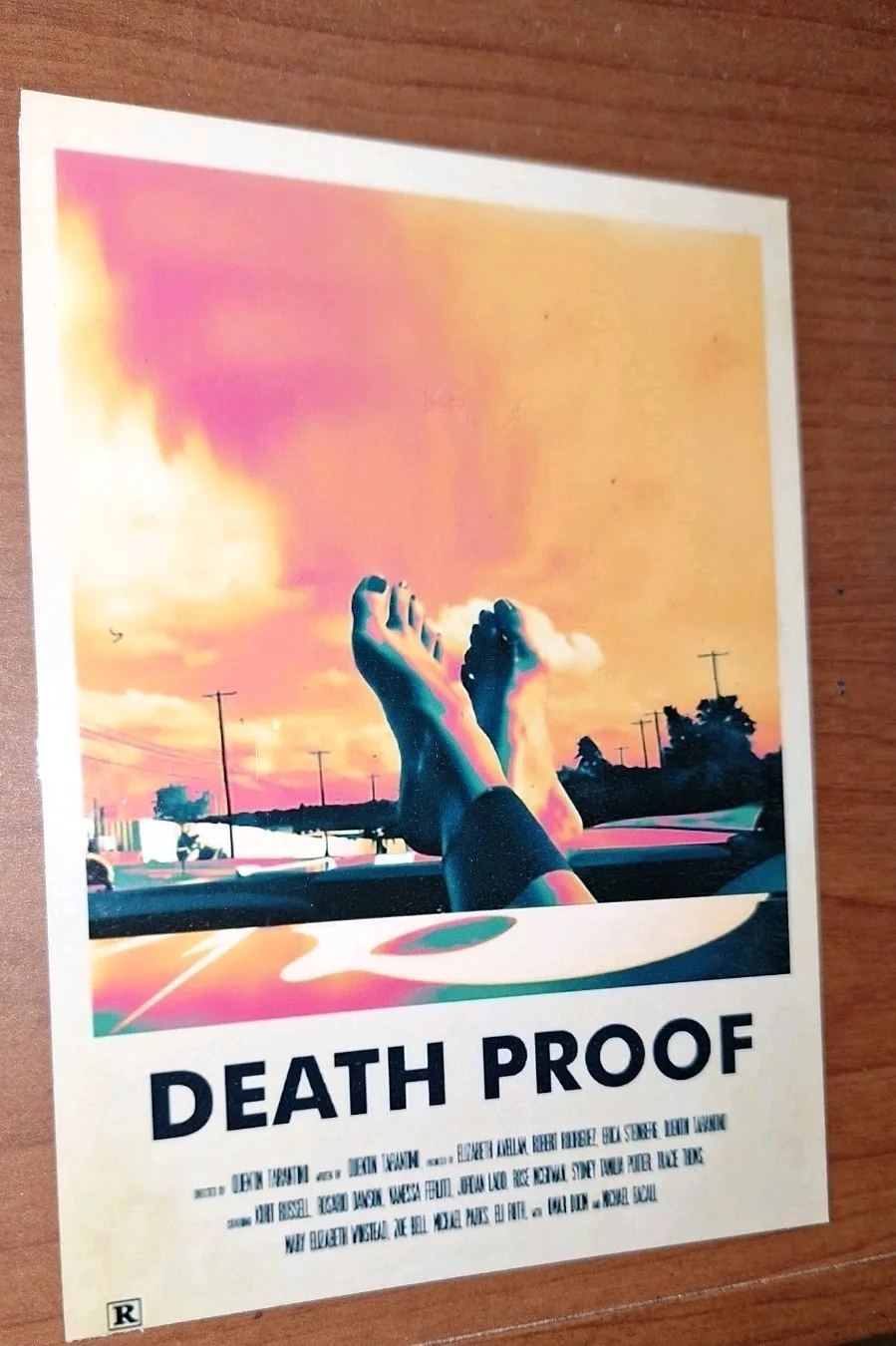 Modern Style Postcard "Death Proof" 2007 – Reproduction Art – Print, image 2