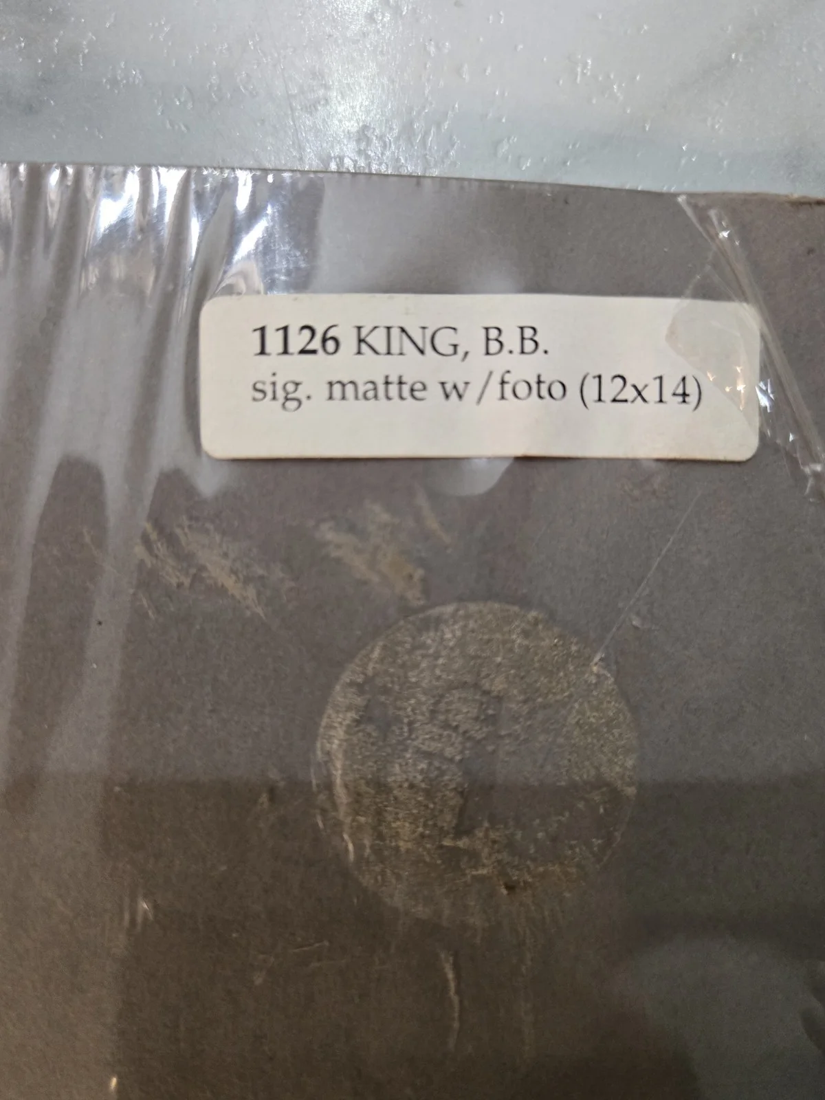 B.B. KING Autographed Signed Black & White Mated Rare, image 5