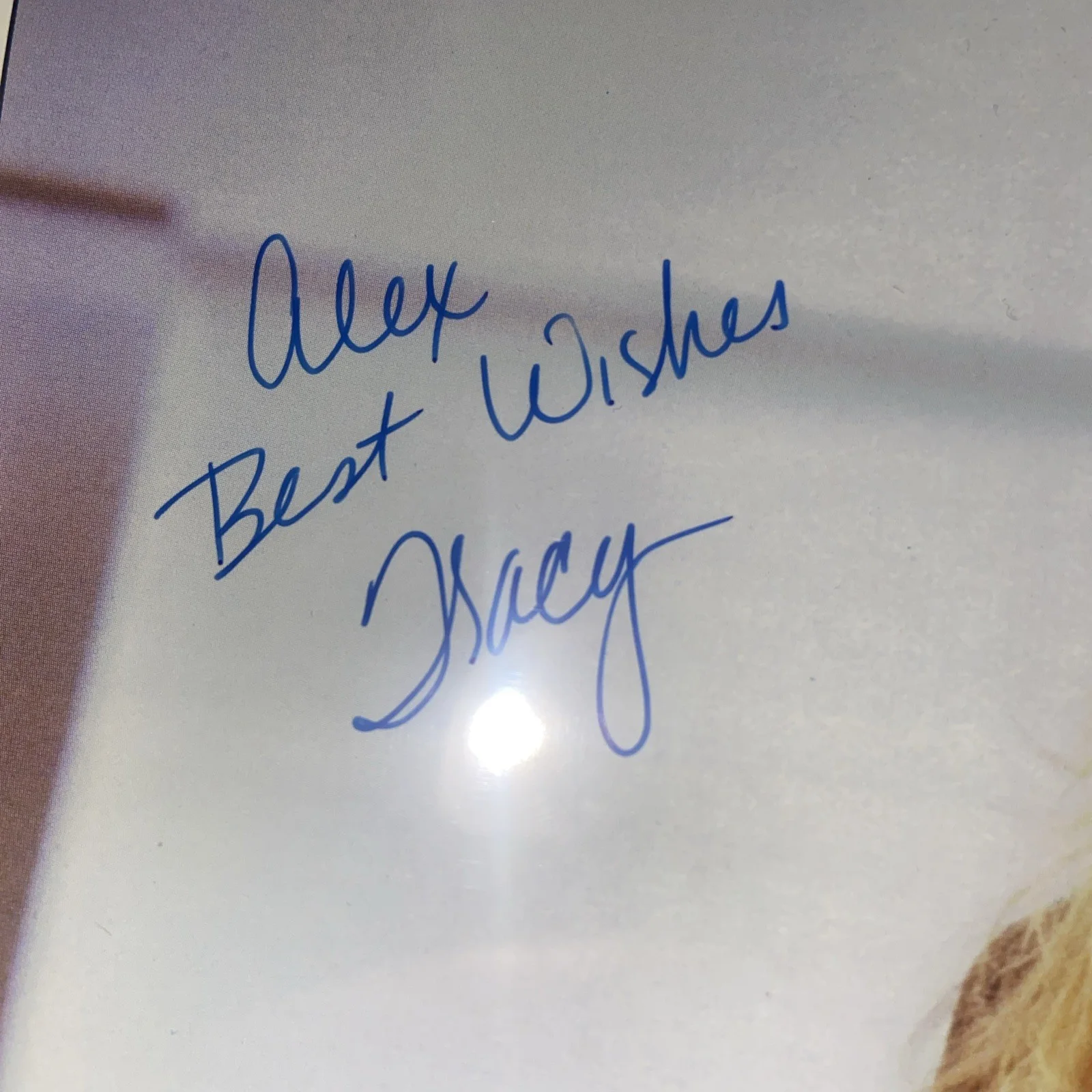 Hand SIGNED Tracy Lindsey Melchoir 8x10 Photo - The Bold and the Beautiful Hot!, изображение 2