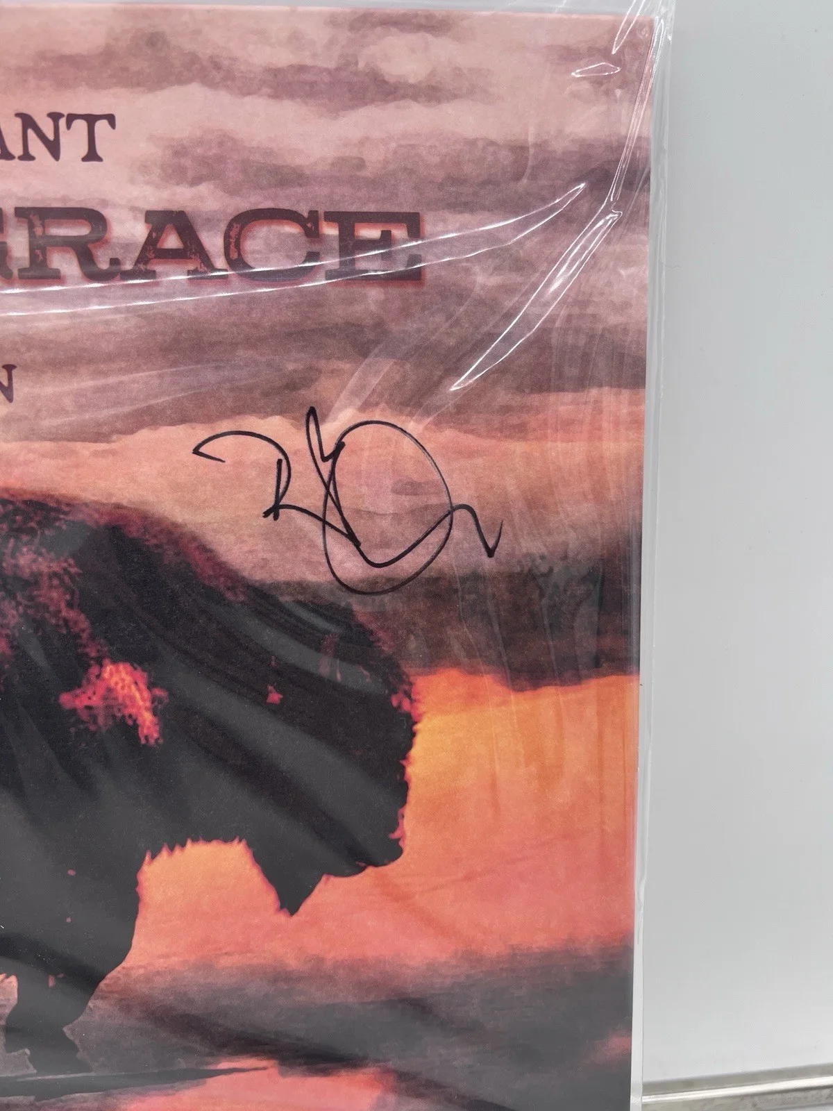 Robert Plant Signed Cover Autographed Saving Grace Vinyl Record Led Zeppelin New, image 2