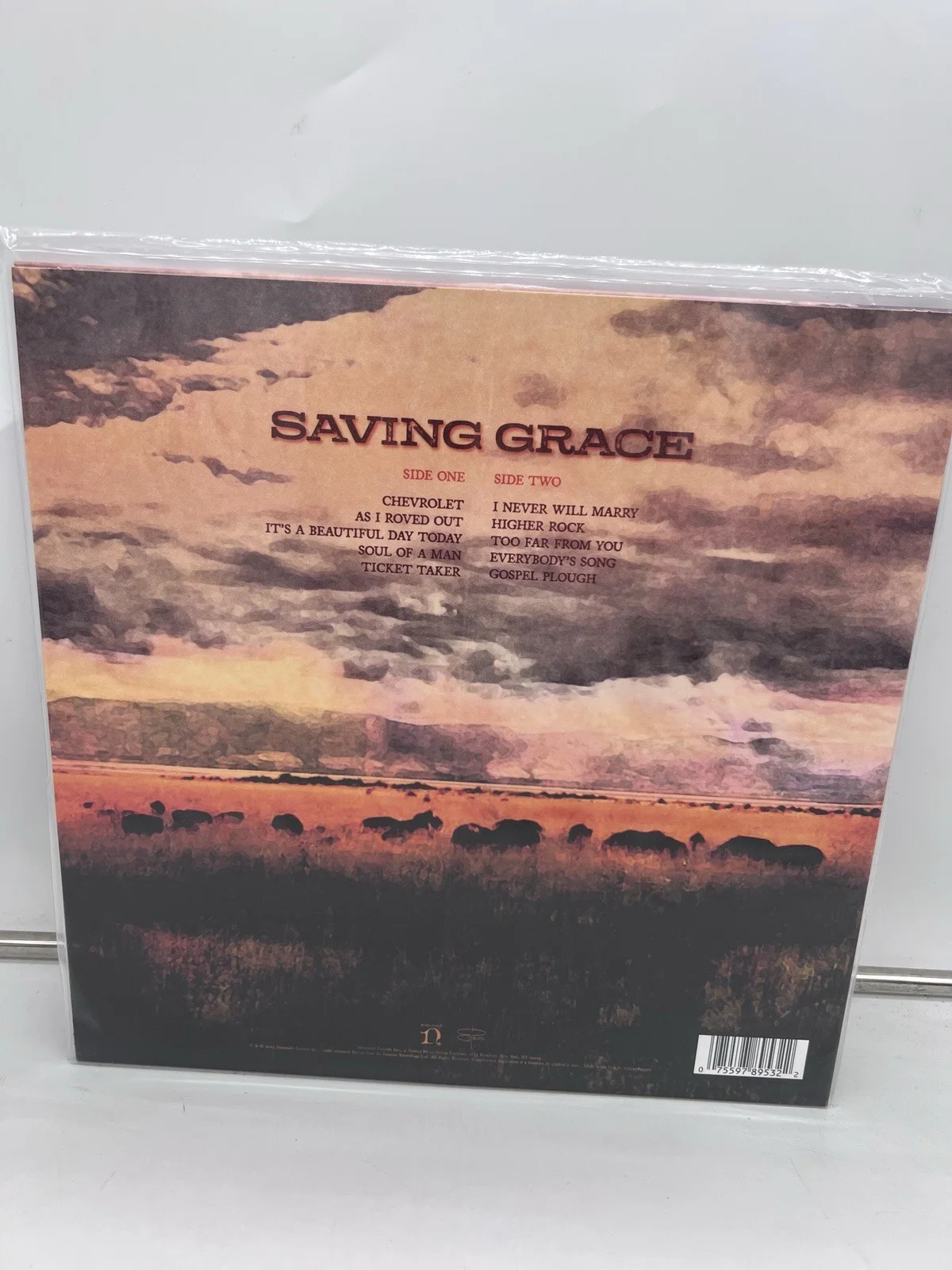Robert Plant Signed Cover Autographed Saving Grace Vinyl Record Led Zeppelin New, image 3