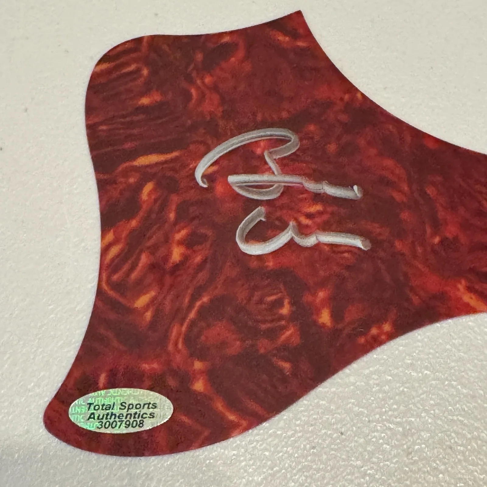 BRIAN WILSON THE BEACH BOYS SIGNED AUTOGRAPHED AUTO GUITAR PICKGUARD W/ COA RARE, изображение 3