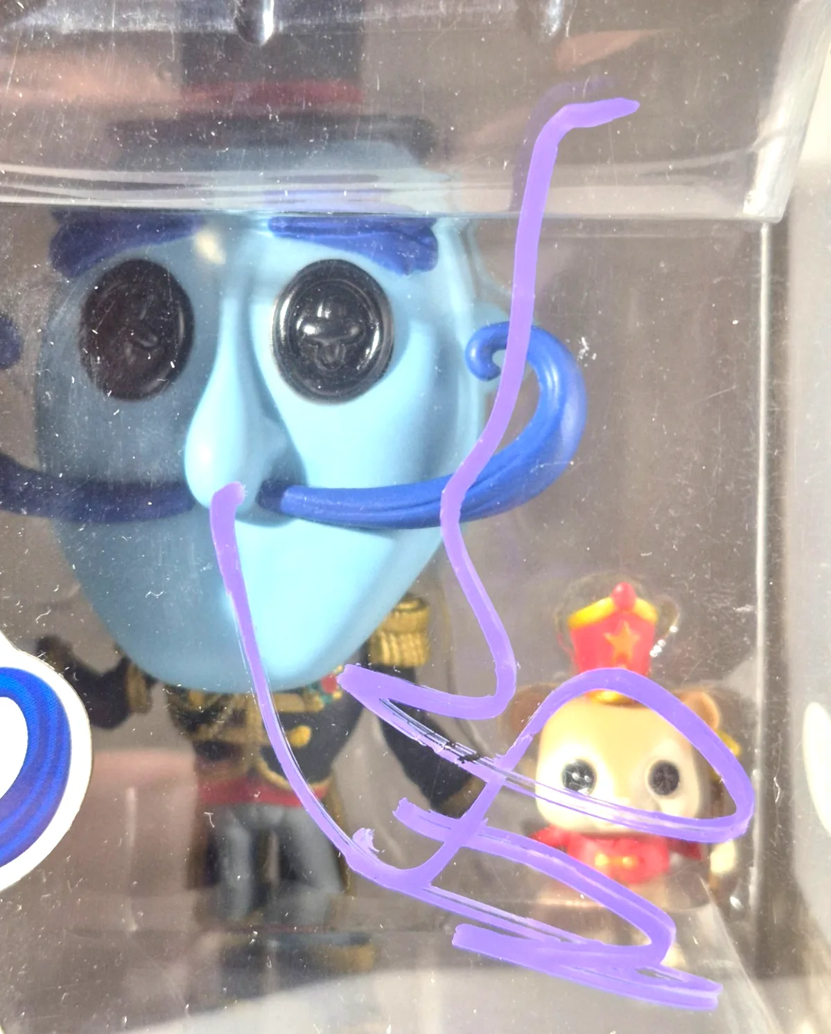 Neil Gaiman — NEIL GAIMAN SIGNED AUTOGRAPHED CORALINE MR. BOBINSKY W/MOUSE FUNKO POP PSA COA, изображение 3