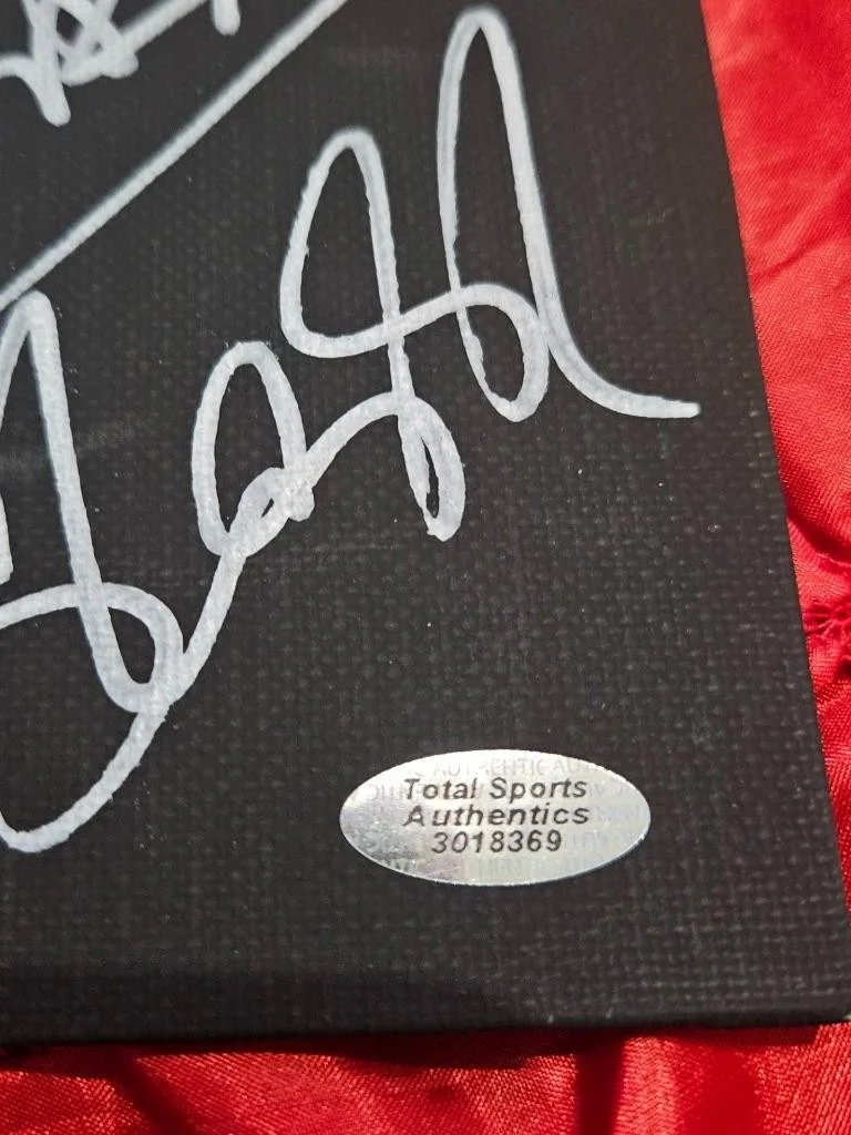 SLASH GUITARIST HAND SIGNED AUTOGRAPHED 8X10 DRAWING GUNS N ROSES ROCK BAND COA, изображение 5