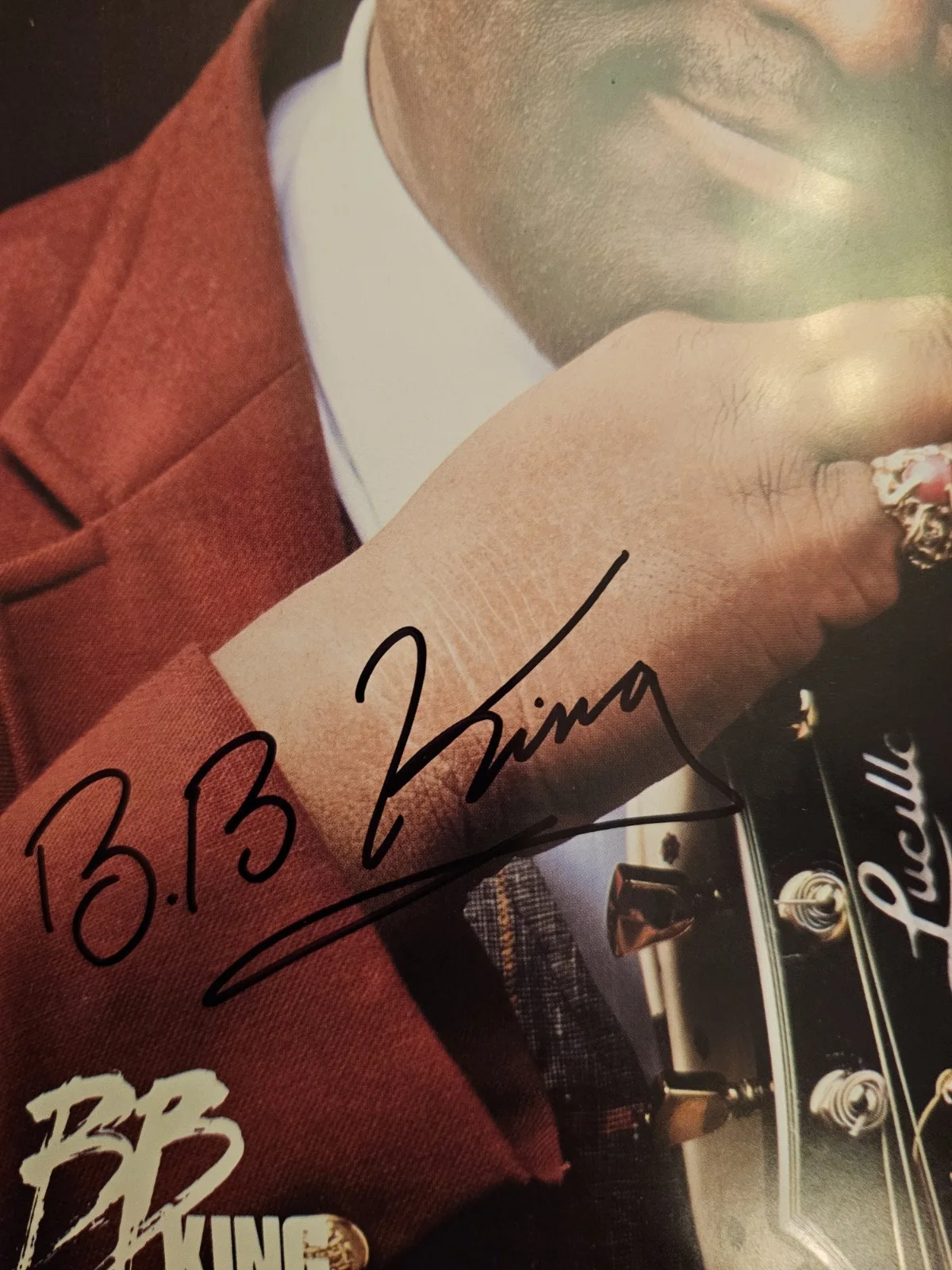 BB King Signed 8x10 Photograph, image 2