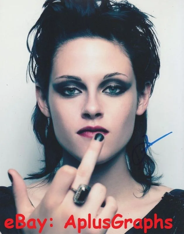 Kristen Stewart — KRISTEN STEWART... Raven Haired Beauty - SIGNED