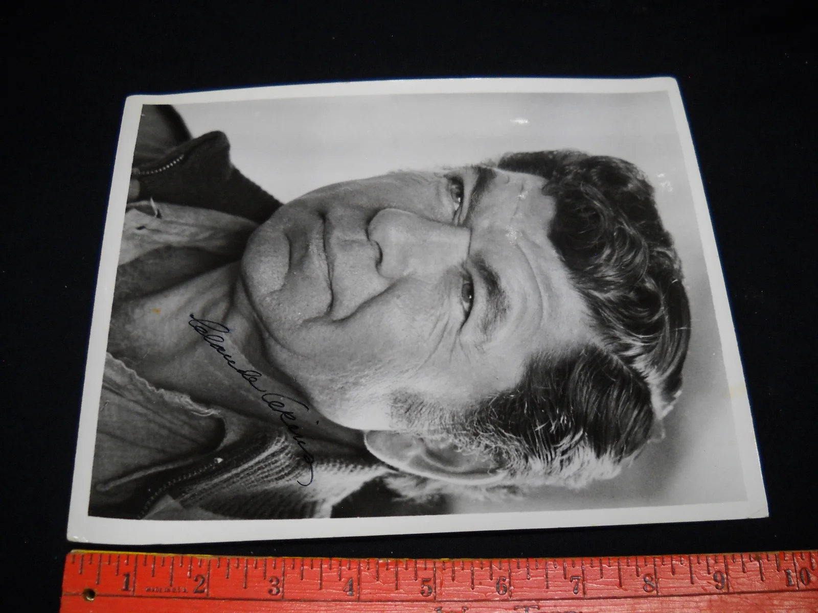 Claude Akins — 8x10 Glossy Publicity Photo Signed Claude Akins Sheriff Lobo Rio Bravo Movin' On, изображение 2