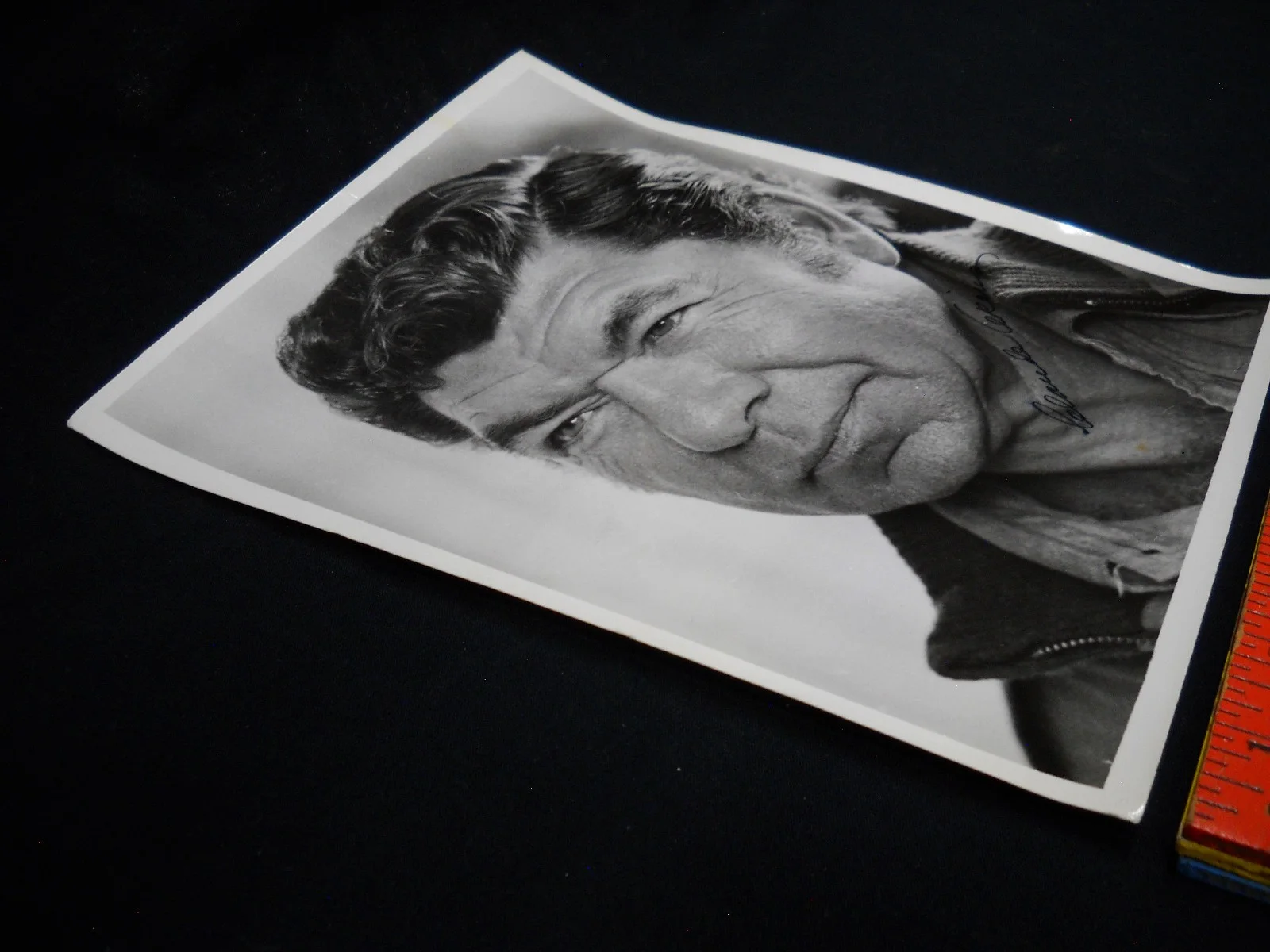 Claude Akins — 8x10 Glossy Publicity Photo Signed Claude Akins Sheriff Lobo Rio Bravo Movin' On, изображение 4