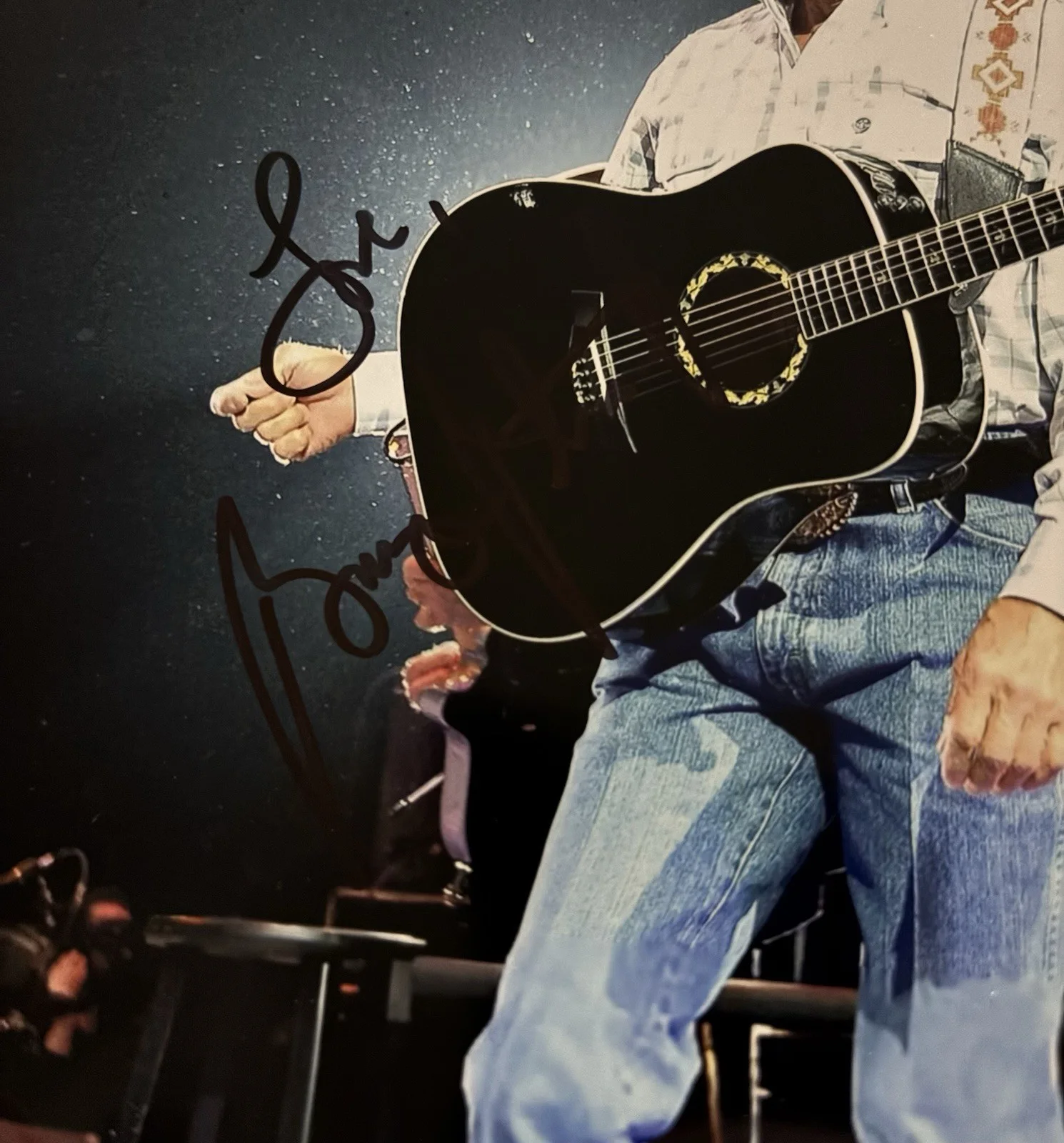 George STRAIT Signed 8 x 10 Photo! Country Music LEGEND! SINGER! W/COA, изображение 3