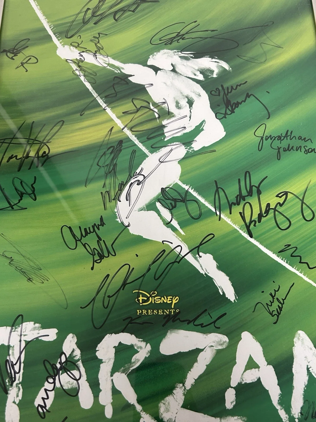 TARZAN DISNEY BROADWAY CAST SIGNED POSTER, image 5