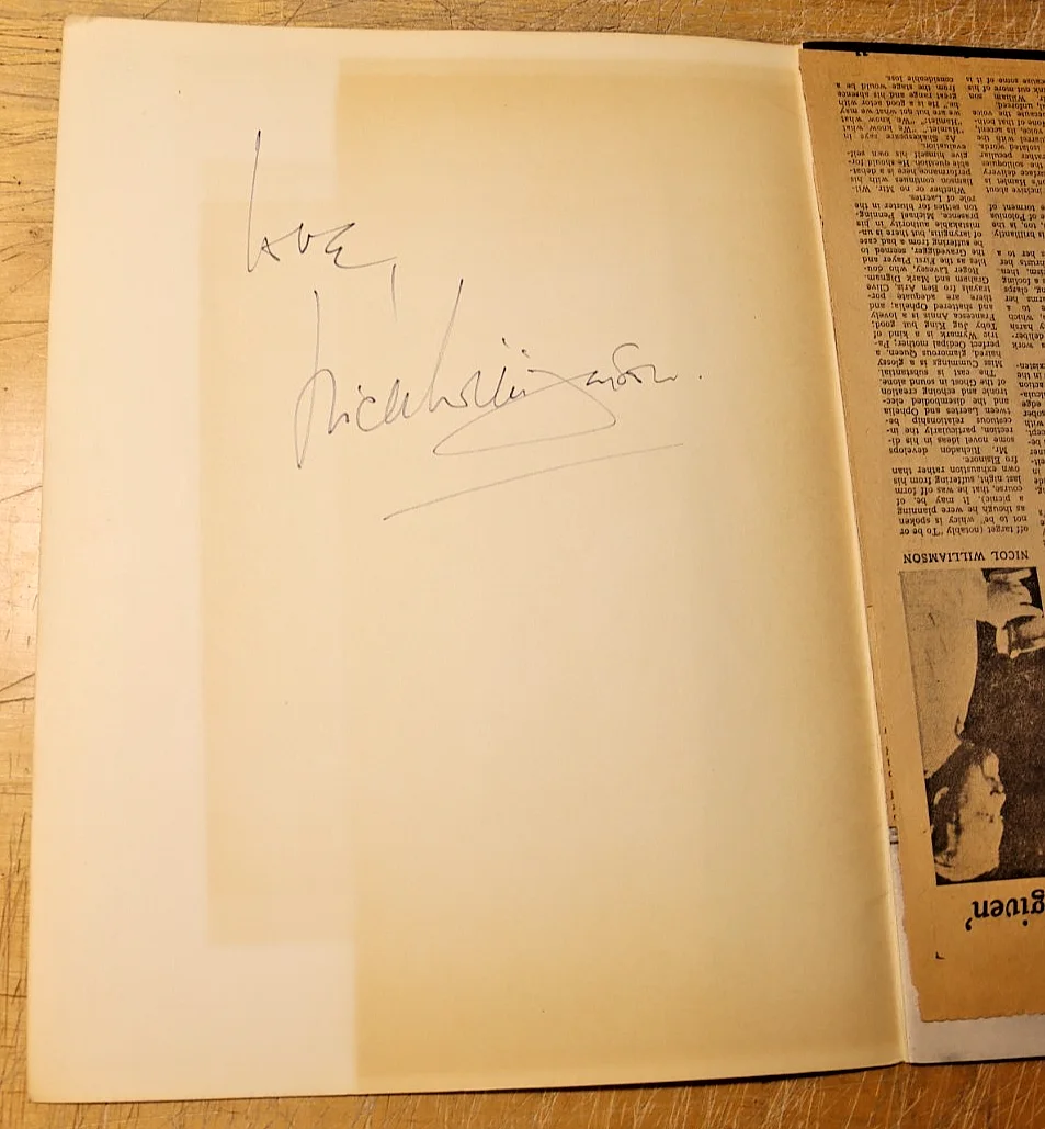 Nicol Williamson — SIGNED Nicol Williamson HAMLET PROGRAM Theatre Production 1969 Boston Reviews, image 3