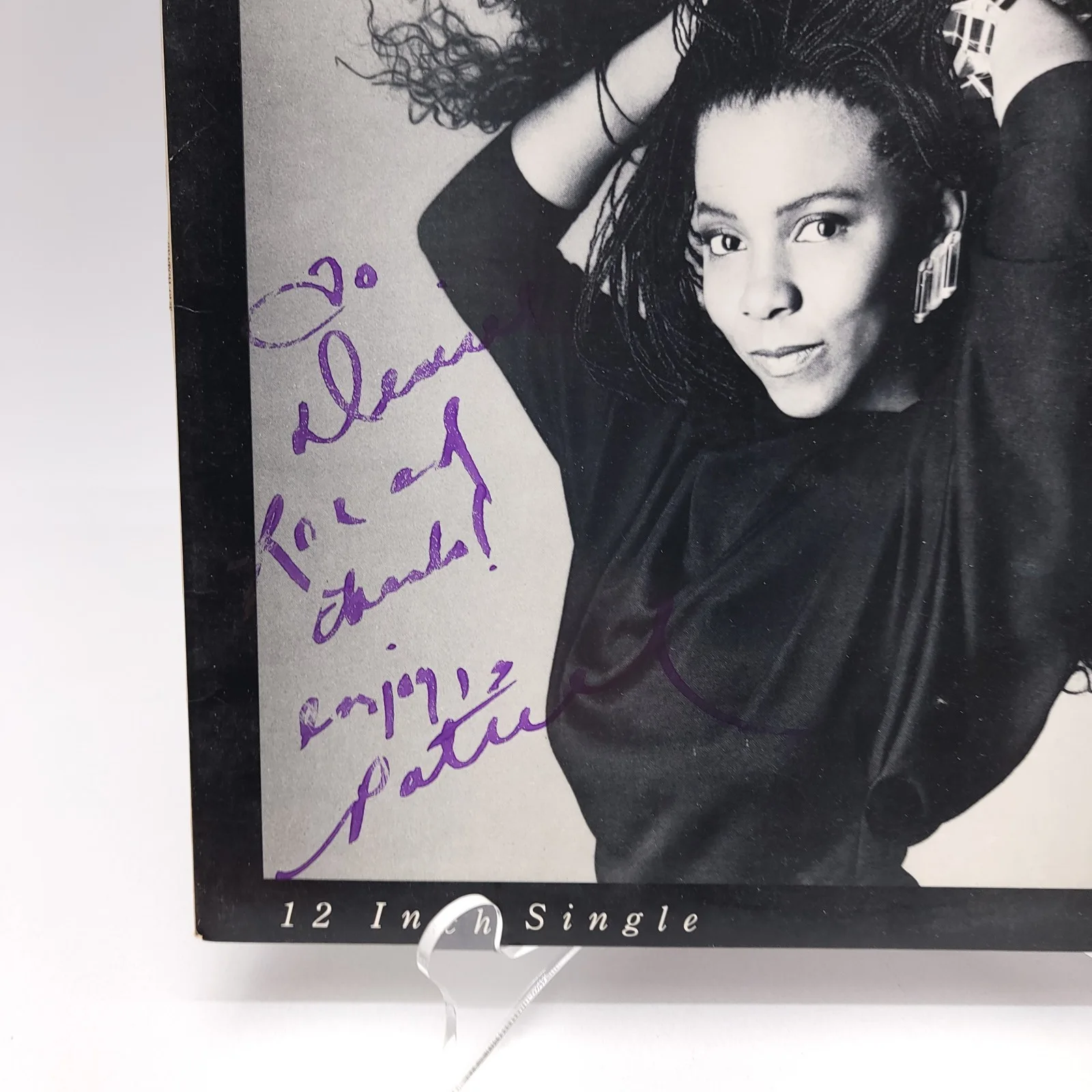 Patrice Rushen Autographed Signed Album Watch Out PROMO SINGLE Vinyl Record, изображение 2