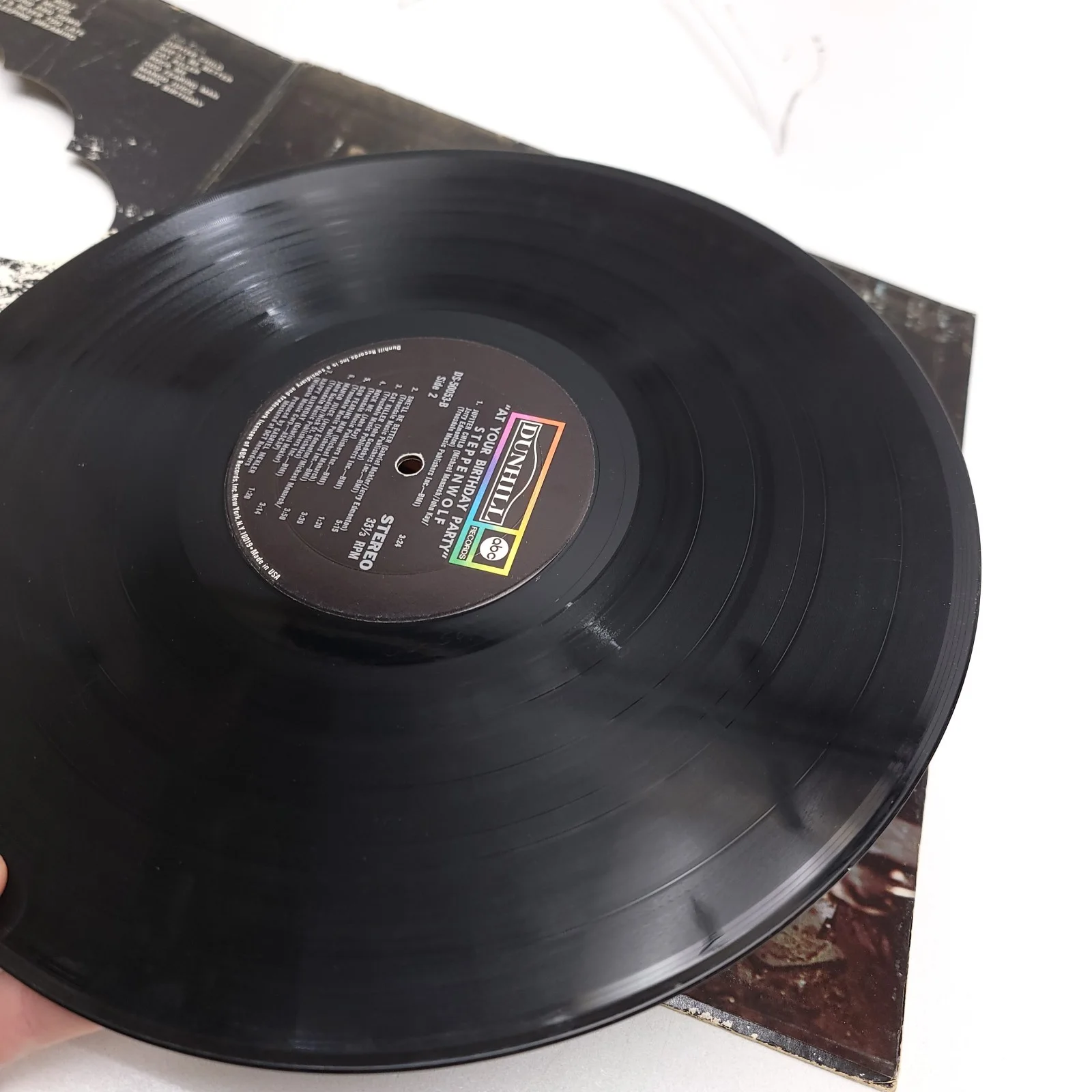 Steppenwolf "At Your Birthday Party" Vinyl Record Autographed Signed John Kay, изображение 4