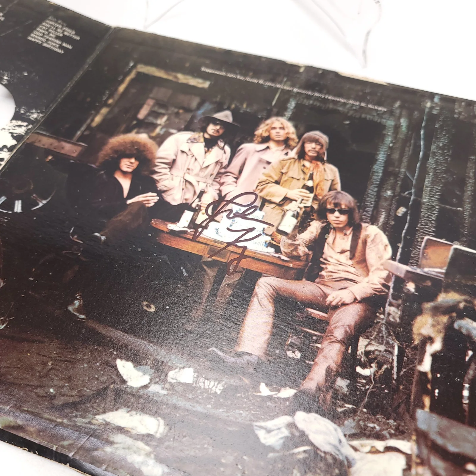 Steppenwolf "At Your Birthday Party" Vinyl Record Autographed Signed John Kay, изображение 5