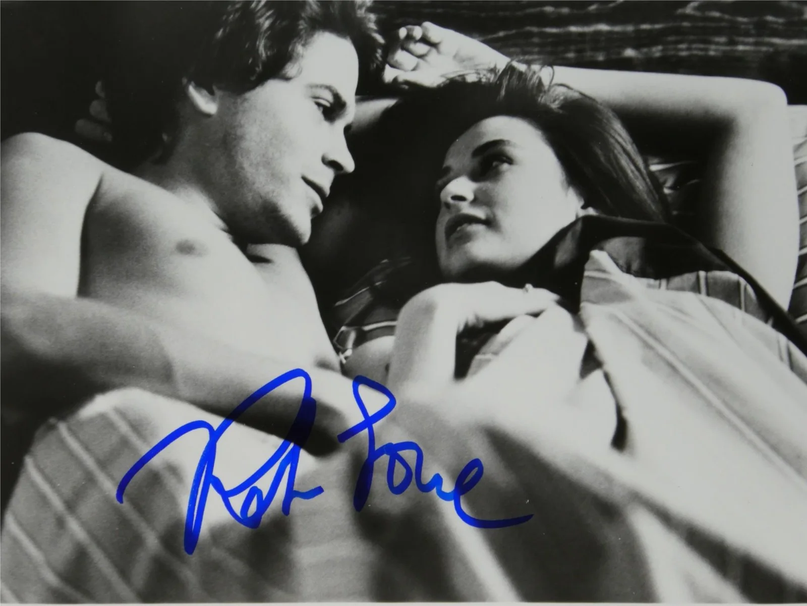 Rob Lowe — Rob Lowe Signed B&W 8x10 Promo Photo About Last Night Autographed JSA COA, изображение 3