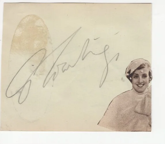 Paul Robeson Signed Clip / Autographed African-American Singer, Activist, image 2