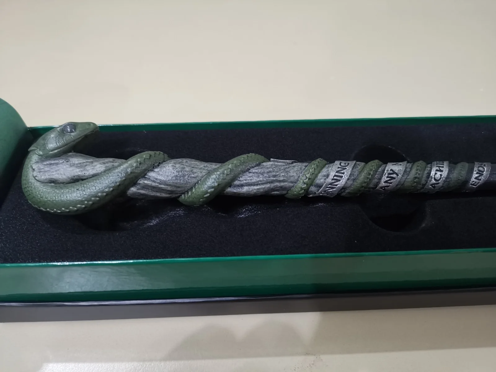 🐍🪄🧙🏻🤓 NEW/RARE Exclusive Harry Potter Slytherin Mascot And Traits Wand, изображение 5