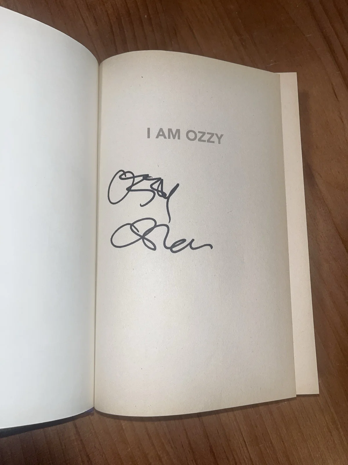 I Am Ozzy Autographed Hardback Signed Book, image 2