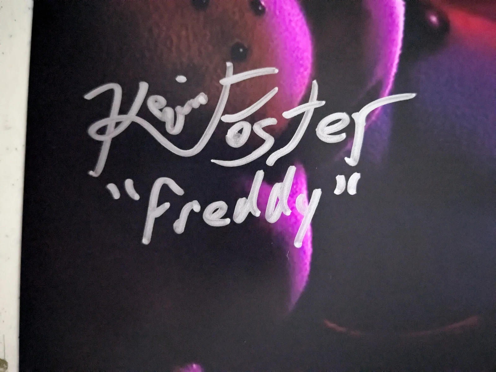 Kevin FOSTER Signed 11x14 Photo FREDDY Five Nights at Freddy's FNAF JSA COA, изображение 2