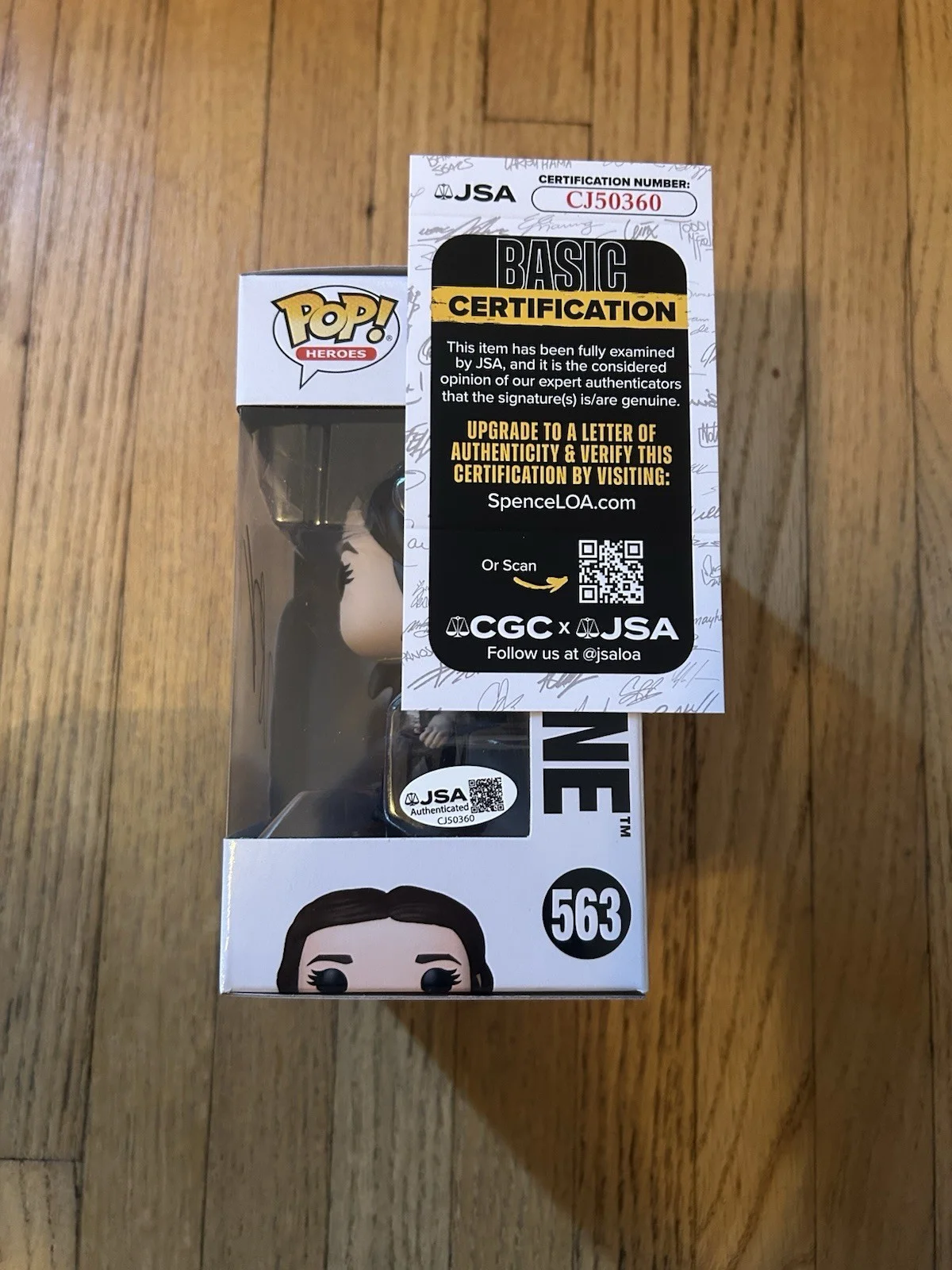 Rachel Brosnahan Signed Autographed Lois Lane Funko Pop #563 JSA COA SUPERMAN, image 2