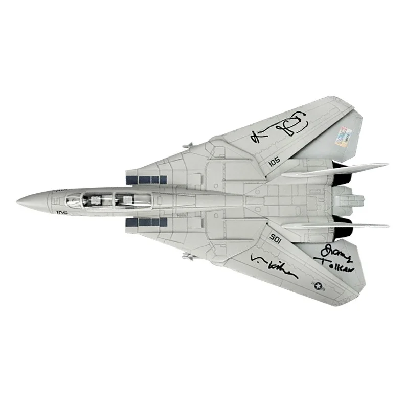 Val Kilmer, Tom Skerritt, James Tolkan — Val Kilmer, Tom Skerritt, James Tolkan Top Gun Cast Autographed 1:48 Scale F-14, изображение 4