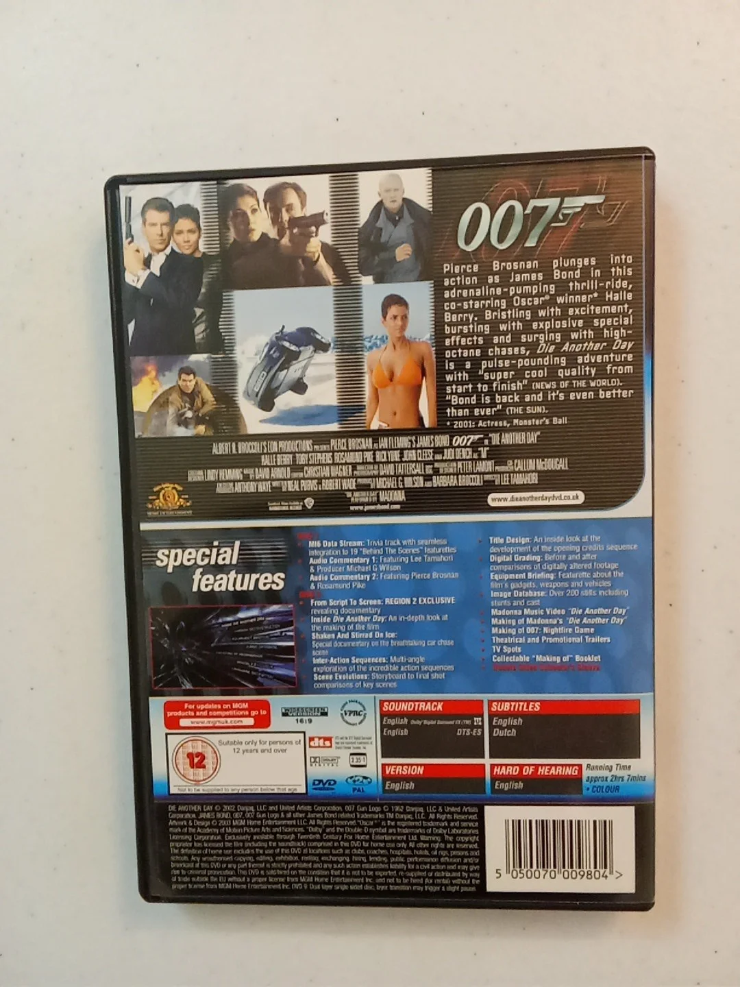 Die another day 007 X2 Disc Special Edition, Booklet Included, image 2