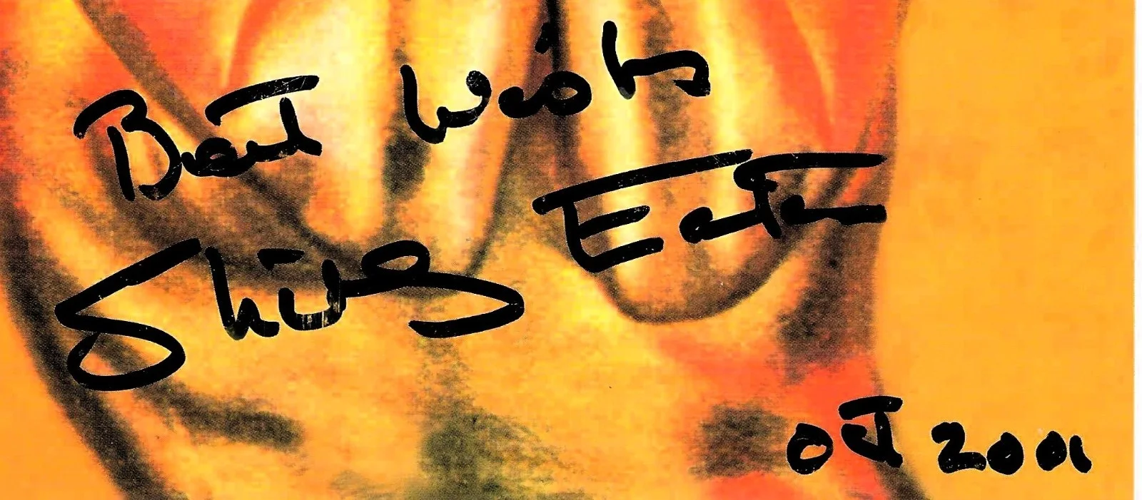 Shirley Eaton — SHIRLEY EATON signed 8x6 dated 2001... 007 James Bond GOLDFINGER COA, изображение 2